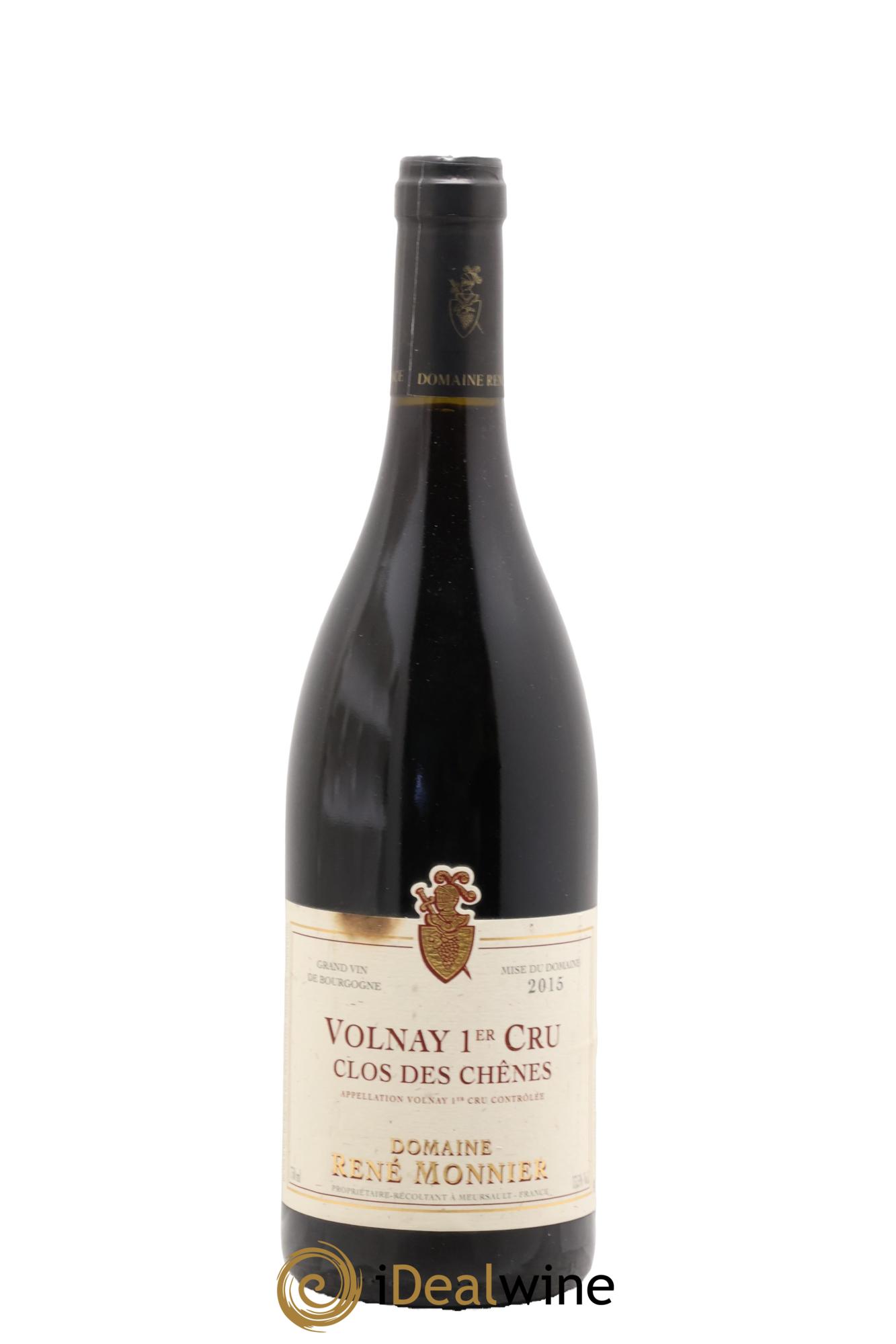 Volnay 1er Cru Clos Des Chêne René Monnier 2015 - Lotto di 1 bottiglia - 0