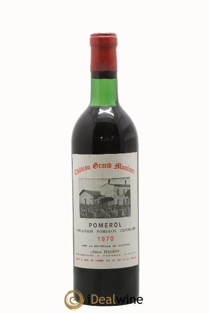 Pomerol Château Grand Moulinet 1970 - Lotto di 1 bottiglia - 0