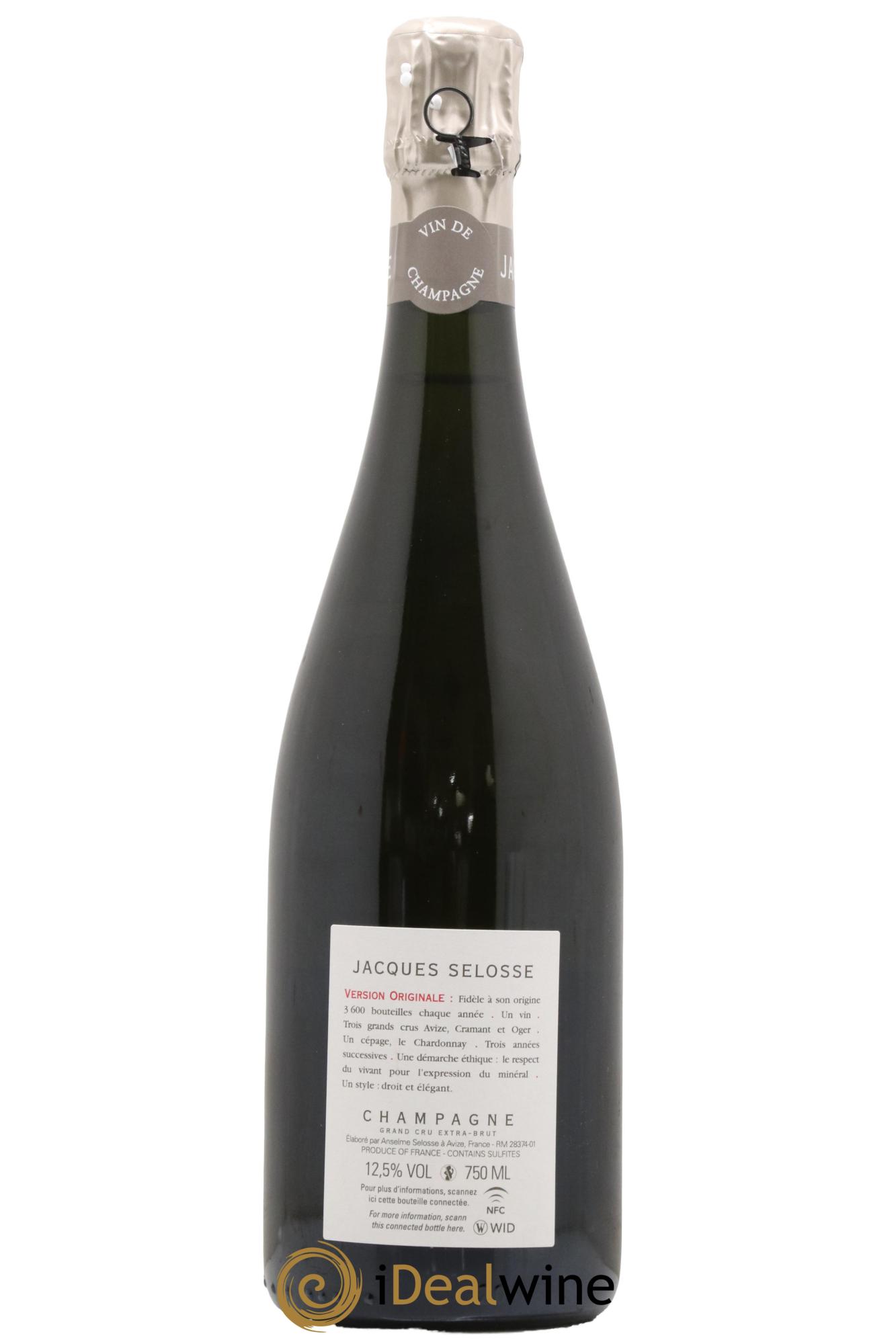 Version Originale Jacques Selosse - Posten von 1 Flasche - 1