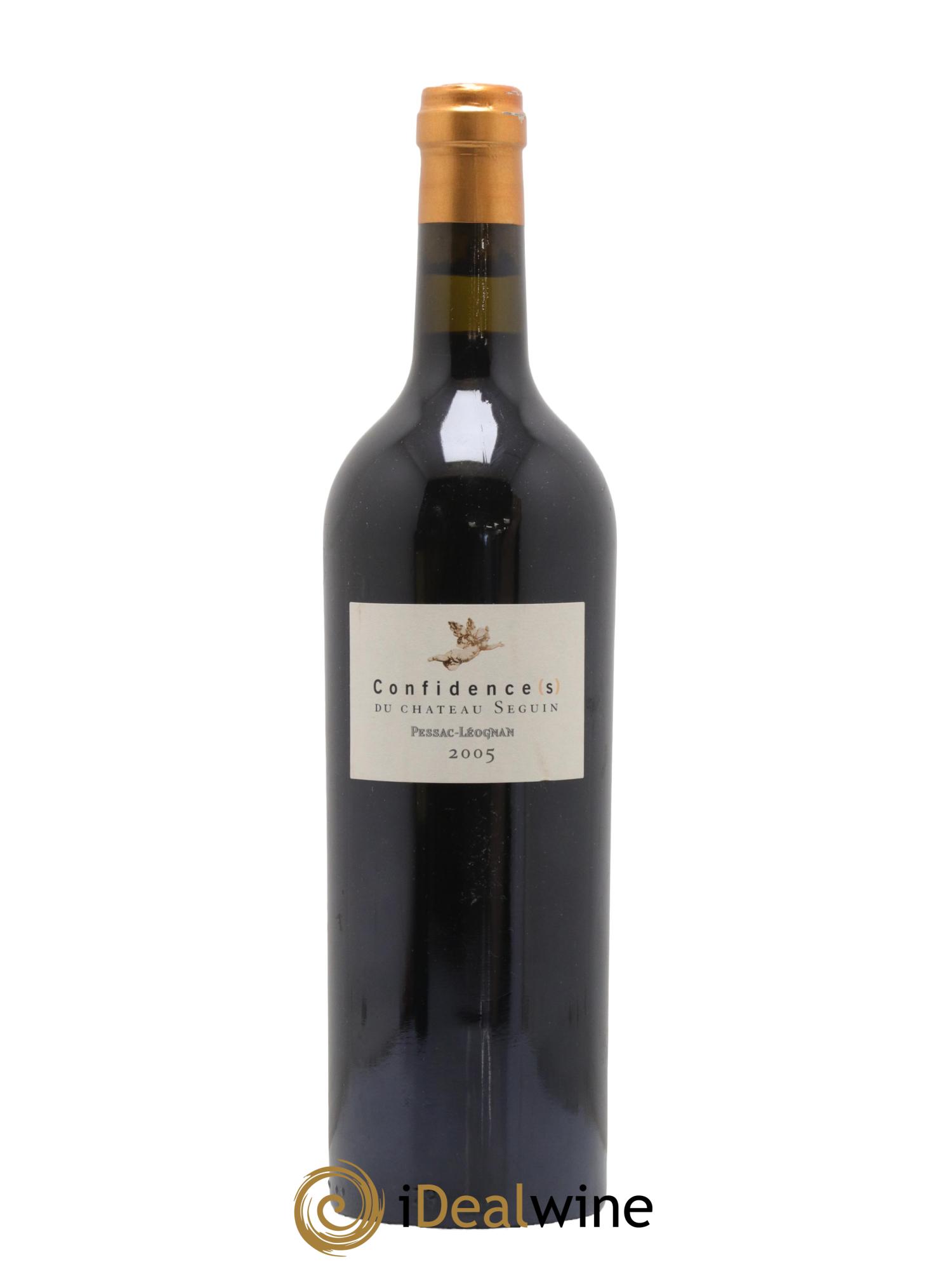 Pessac-Léognan Confidence(s) du Château Seguin 2005 - Lot de 1 bouteille - 0