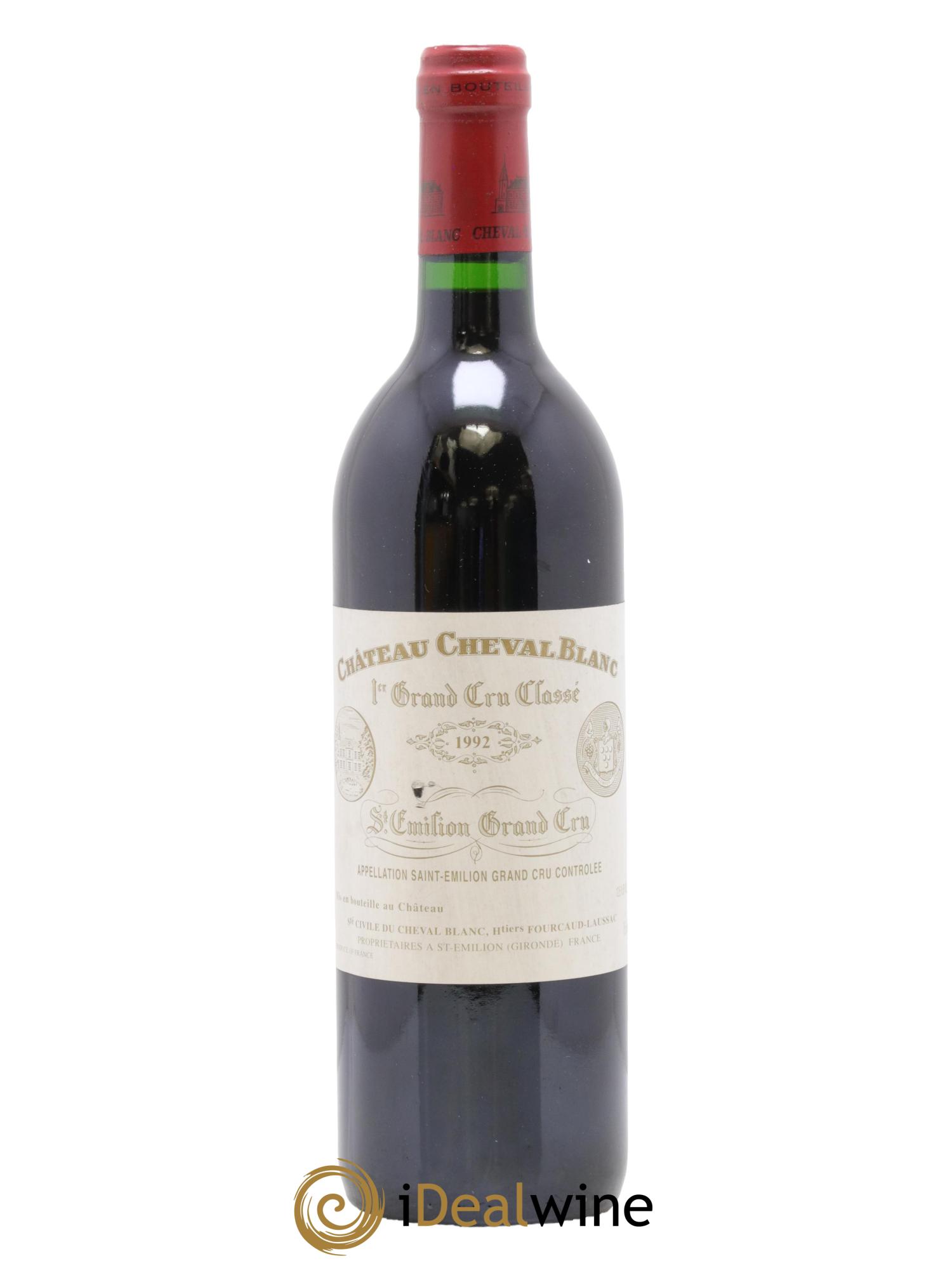 Château Cheval Blanc 1er Grand Cru Classé A 1992 - Lot de 1 bouteille - 0