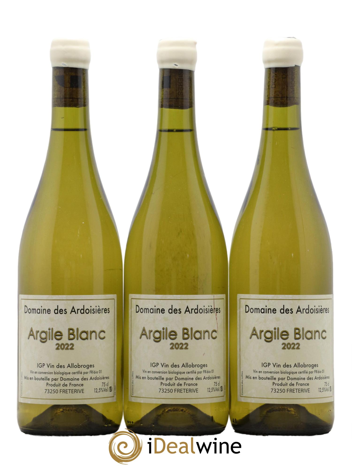 Vin des Allobroges Saint-Pierre-de-Soucy Argile Ardoisières (Domaine des) 2022 - Lot de 3 bouteilles - 0