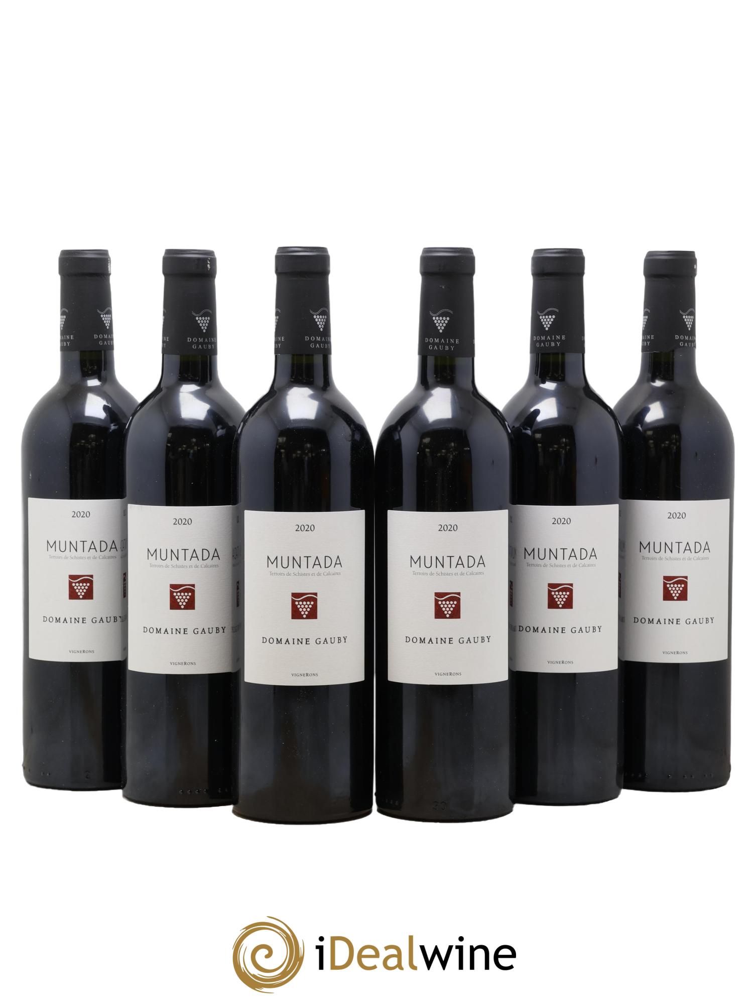 Côtes Catalanes (anciennement Côtes du Roussillon Villages) La Muntada Gauby (Domaine) 2020 - Lot de 6 bouteilles - 0