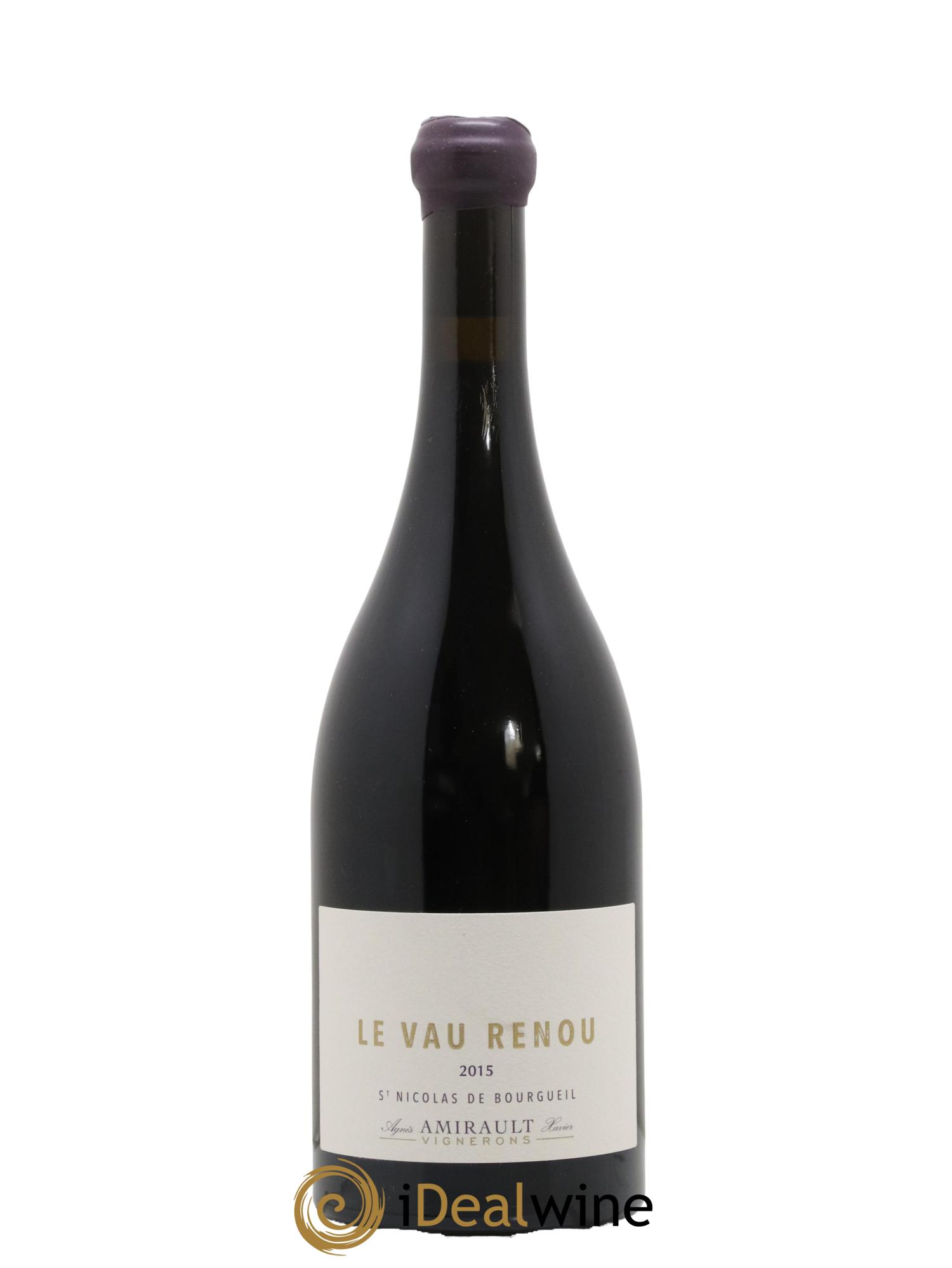 Saint-Nicolas de Bourgueil Le Vau Renou Agnès et Xavier Amirault 2015 - Lot de 1 bouteille - 0