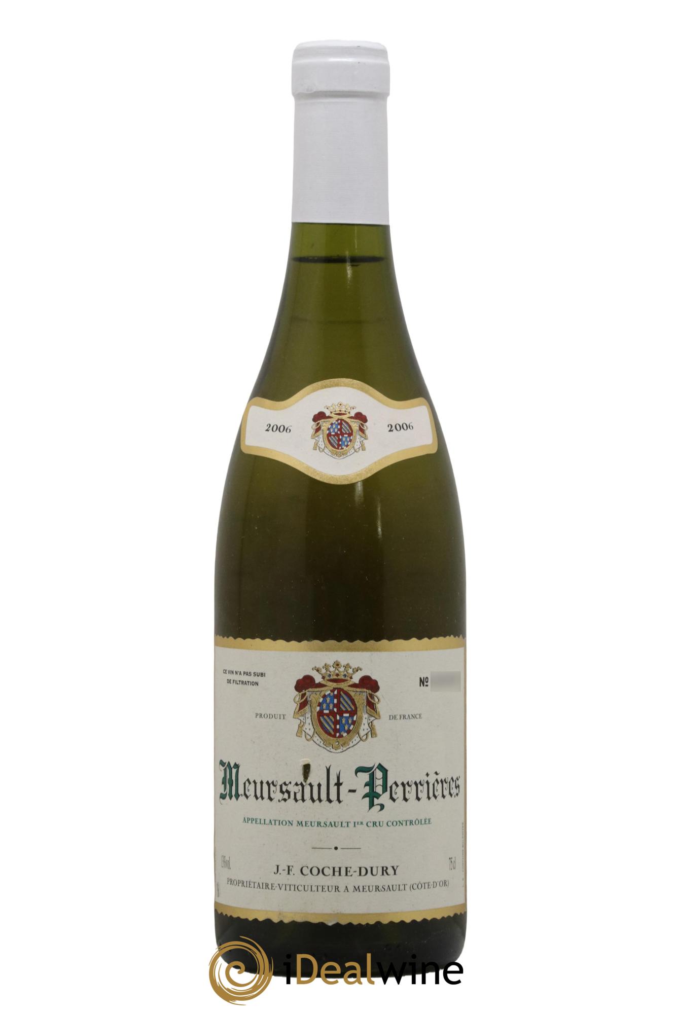 Meursault 1er Cru Perrières Coche Dury (Domaine) 2006 - Lot de 1 bouteille - 0