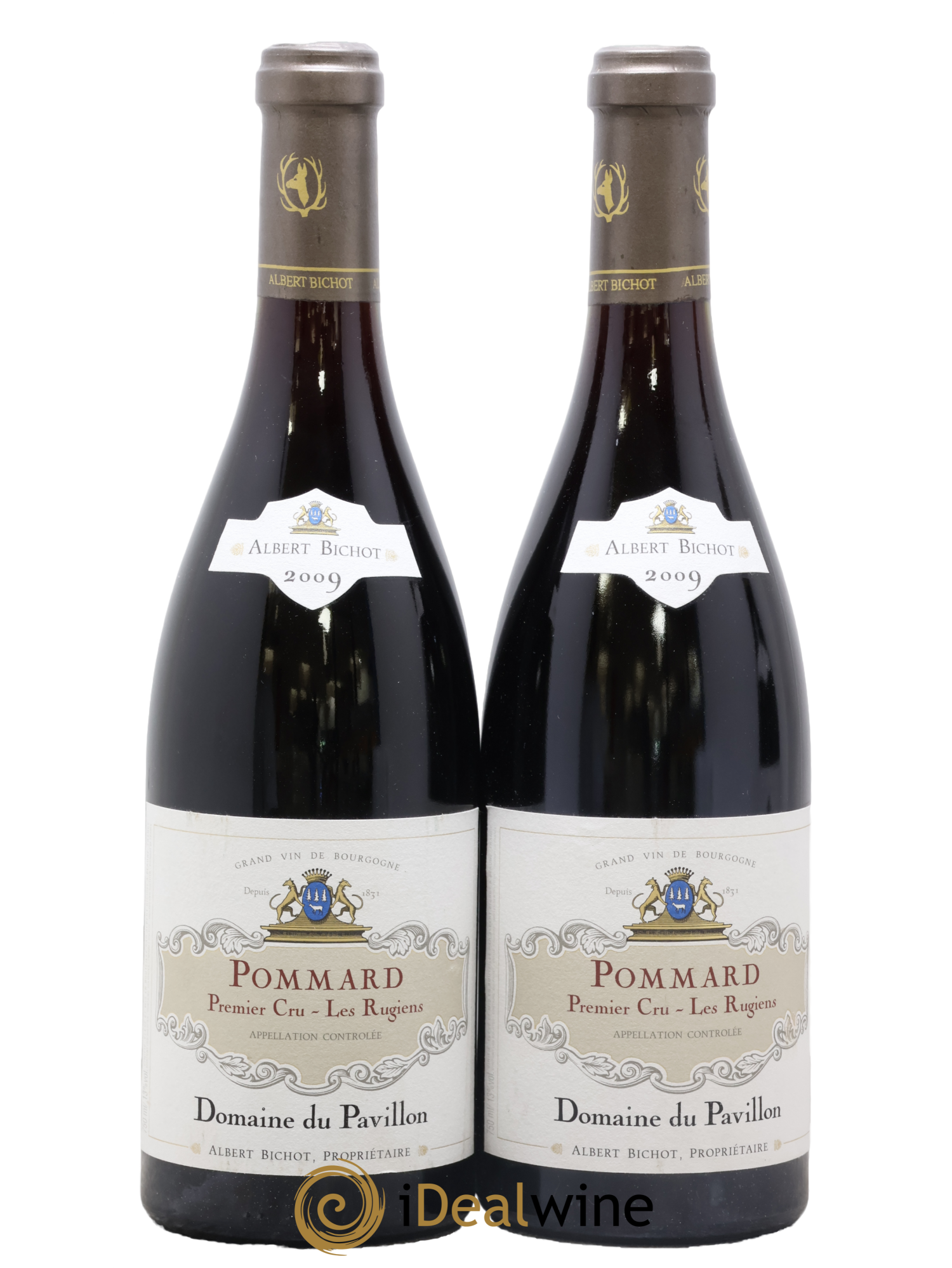 Pommard 1er Cru Les Rugiens Domaine du Pavillon - Albert Bichot 2009 - Lot de 2 bouteilles - 0