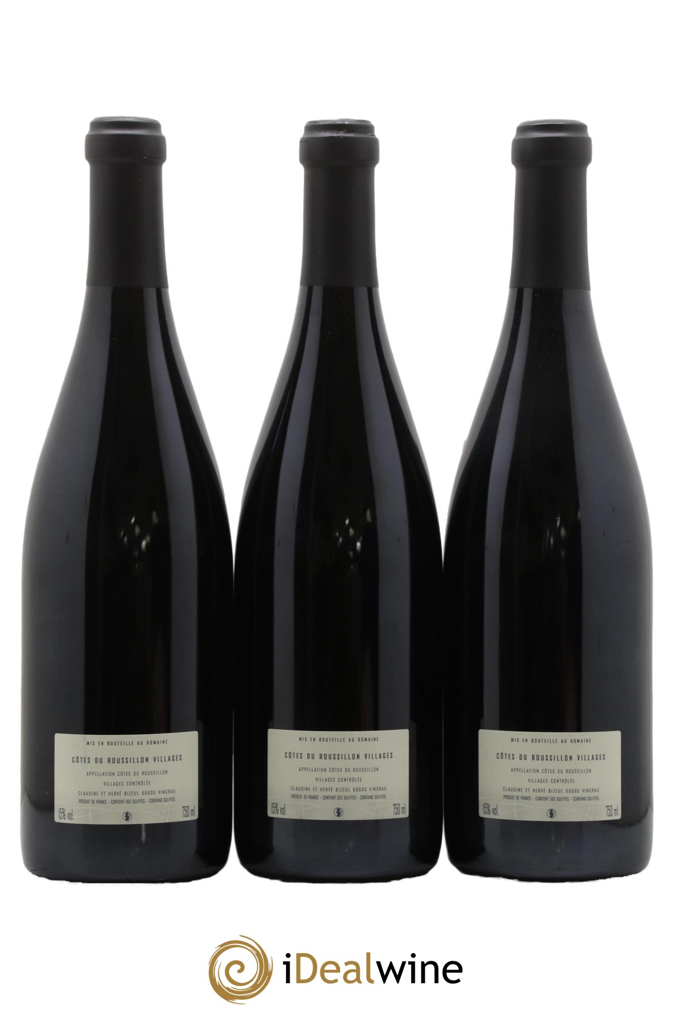 Côtes du Roussillon Villages Clos des Fées La Petite Sibérie Hervé Bizeul 2015 - Lot de 3 bouteilles - 1