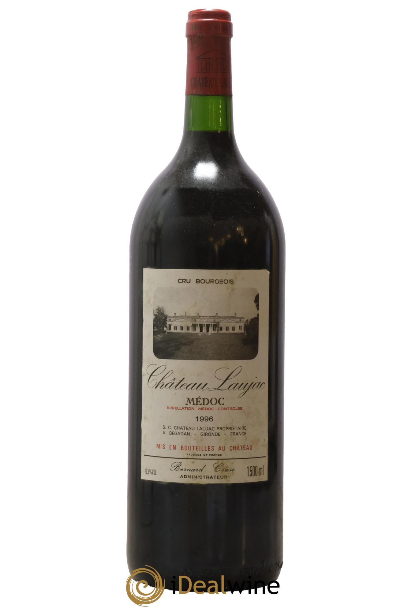 Château Laujac Cru Bourgeois 1996 - Posten von 1 Magnum - 0