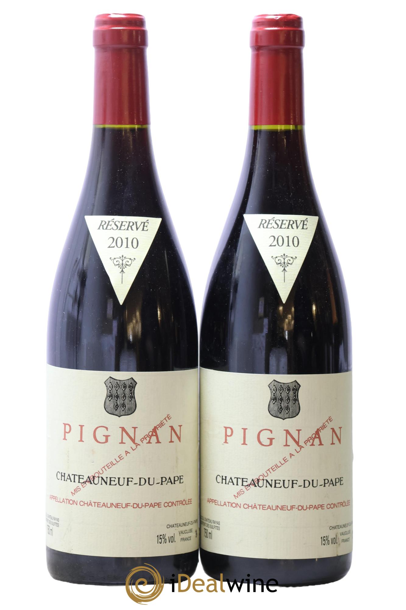 Châteauneuf-du-Pape Pignan Emmanuel Reynaud 2010 - Lot de 2 bouteilles - 0