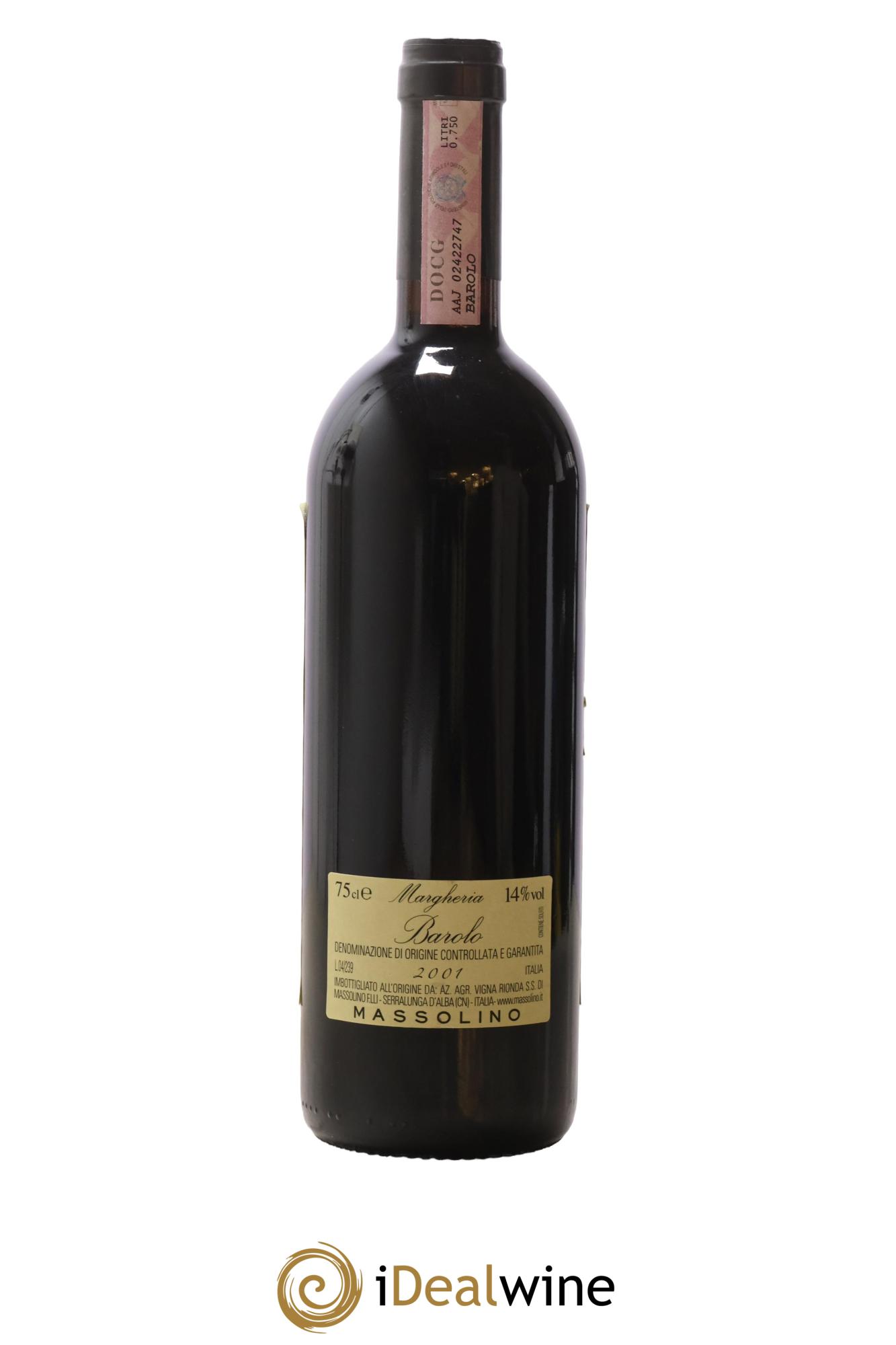 Barolo DOC Margheria Massolino 2001 - Posten von 1 Flasche - 1