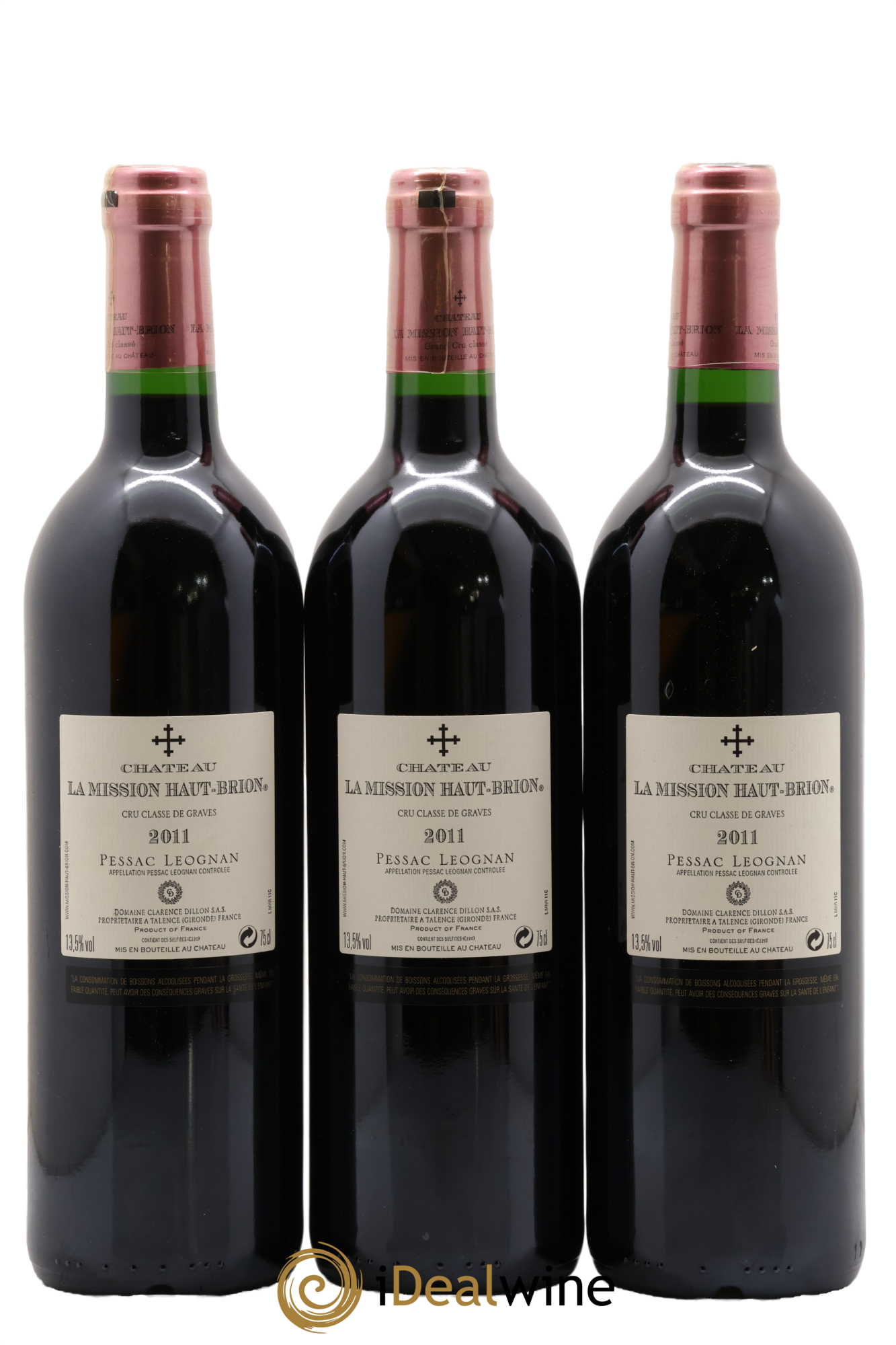 Château la Mission Haut-Brion Cru Classé de Graves 2011 - Lot of 12 bottles - 8