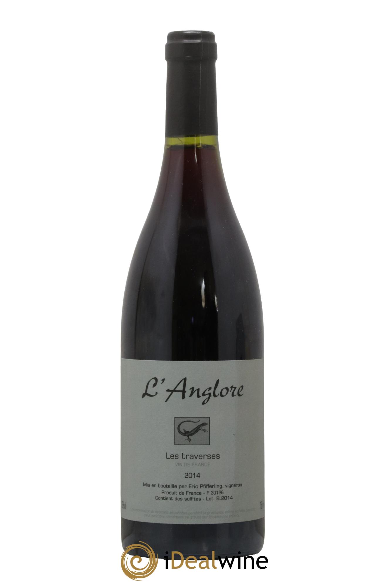 Vin de France Les Traverses L'Anglore 2014 - Lot de 1 bouteille - 0
