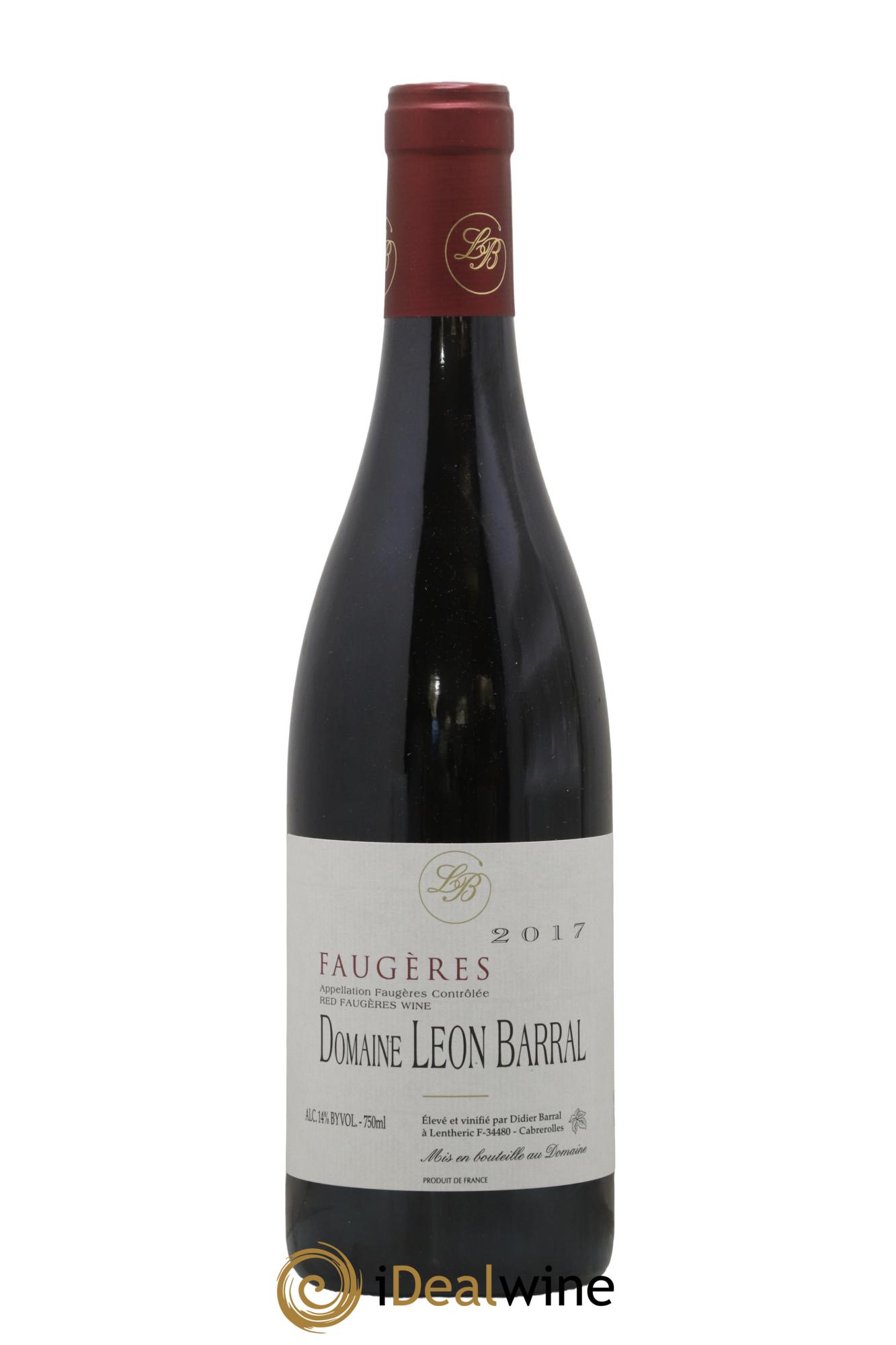 Faugères Domaine Léon Barral 2017 - Posten von 1 Flasche - 0