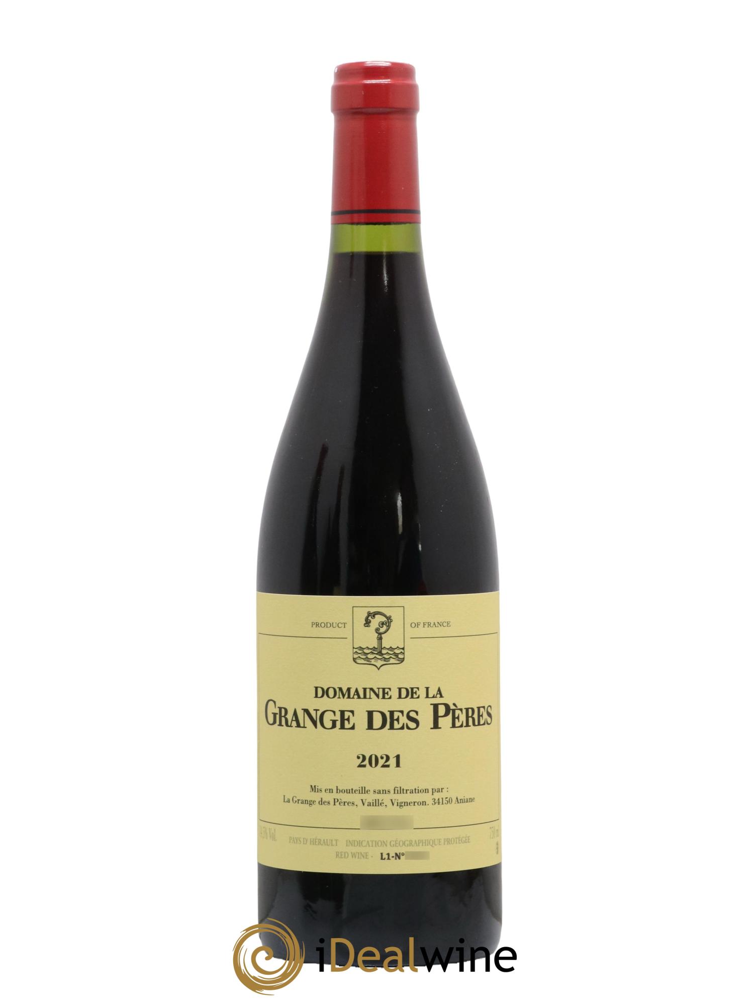 Pays d'Hérault Grange des Pères Laurent Vaillé 2021 - Lot de 1 bouteille - 0