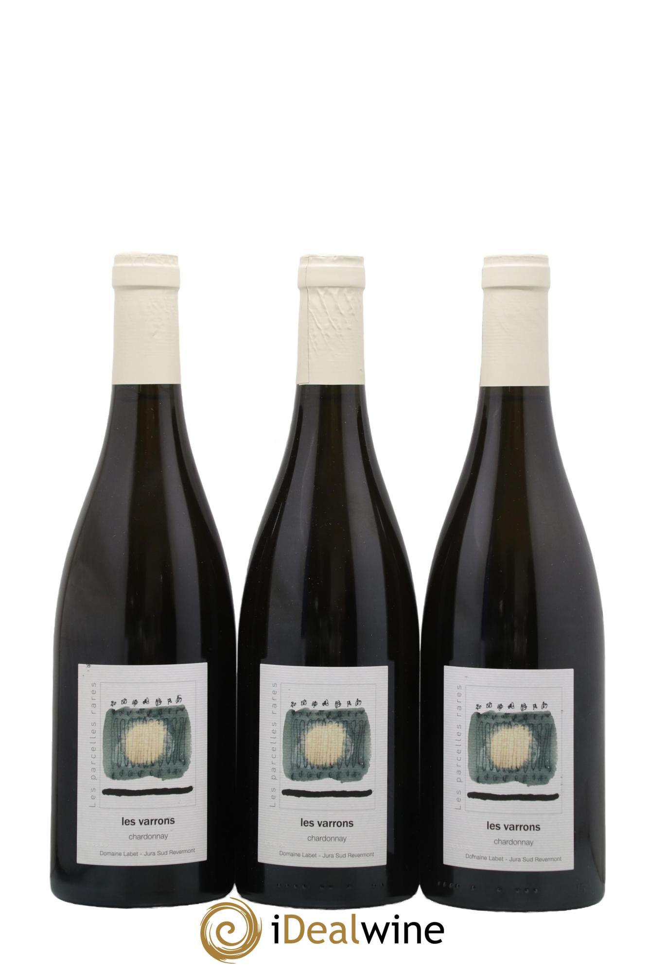 Côtes du Jura Chardonnay Les Varrons Romain - Julien - Charline Labet 2022 - Lot de 3 bouteilles - 0