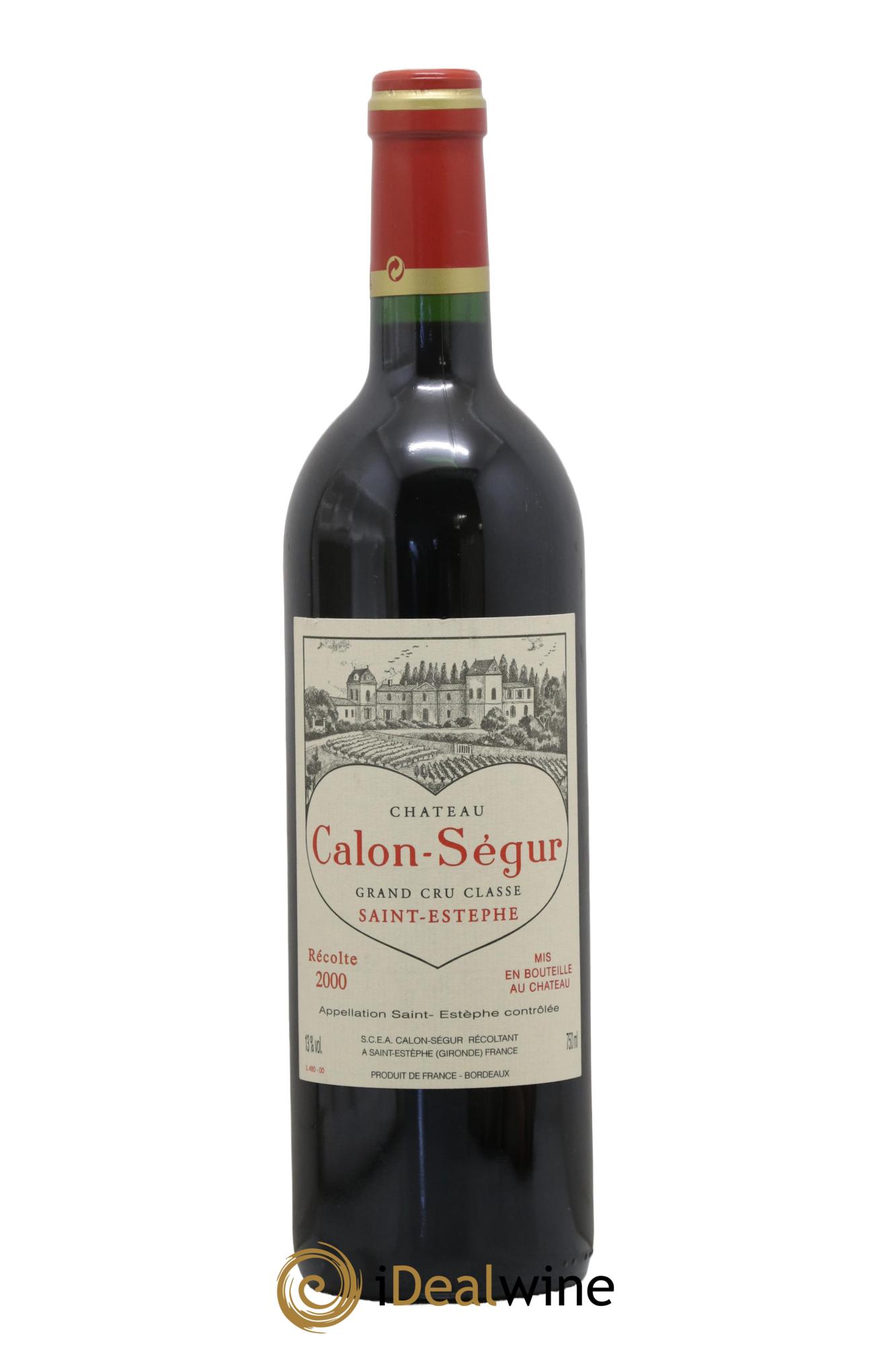 Château Calon Ségur 3ème Grand Cru Classé 2000 - Posten von 1 Flasche - 0