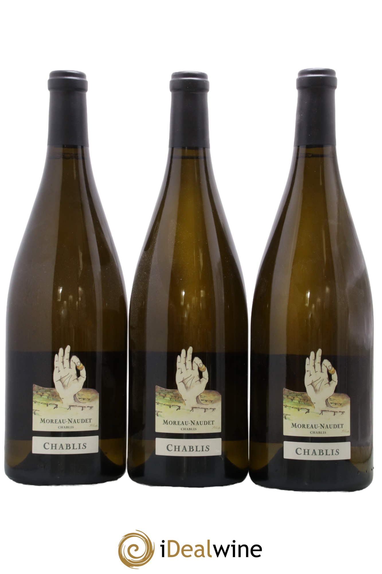 Chablis Moreau-Naudet 2014 - Lot of 3 magnums - 0