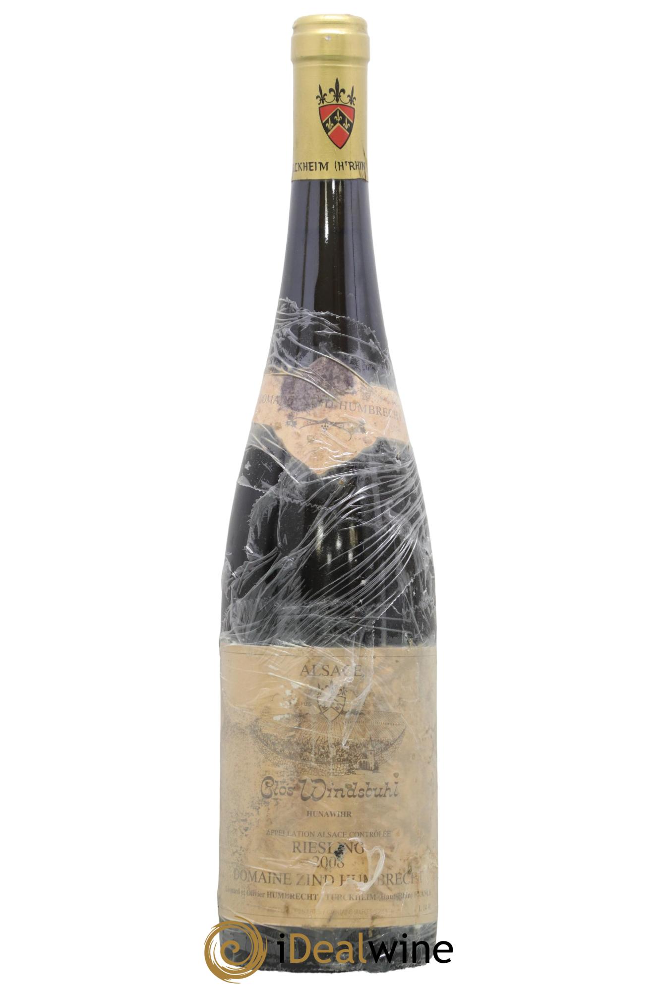 Alsace Riesling Clos Windsbuhl Zind-Humbrecht (Domaine) 2008 - Lot de 1 bouteille - 0