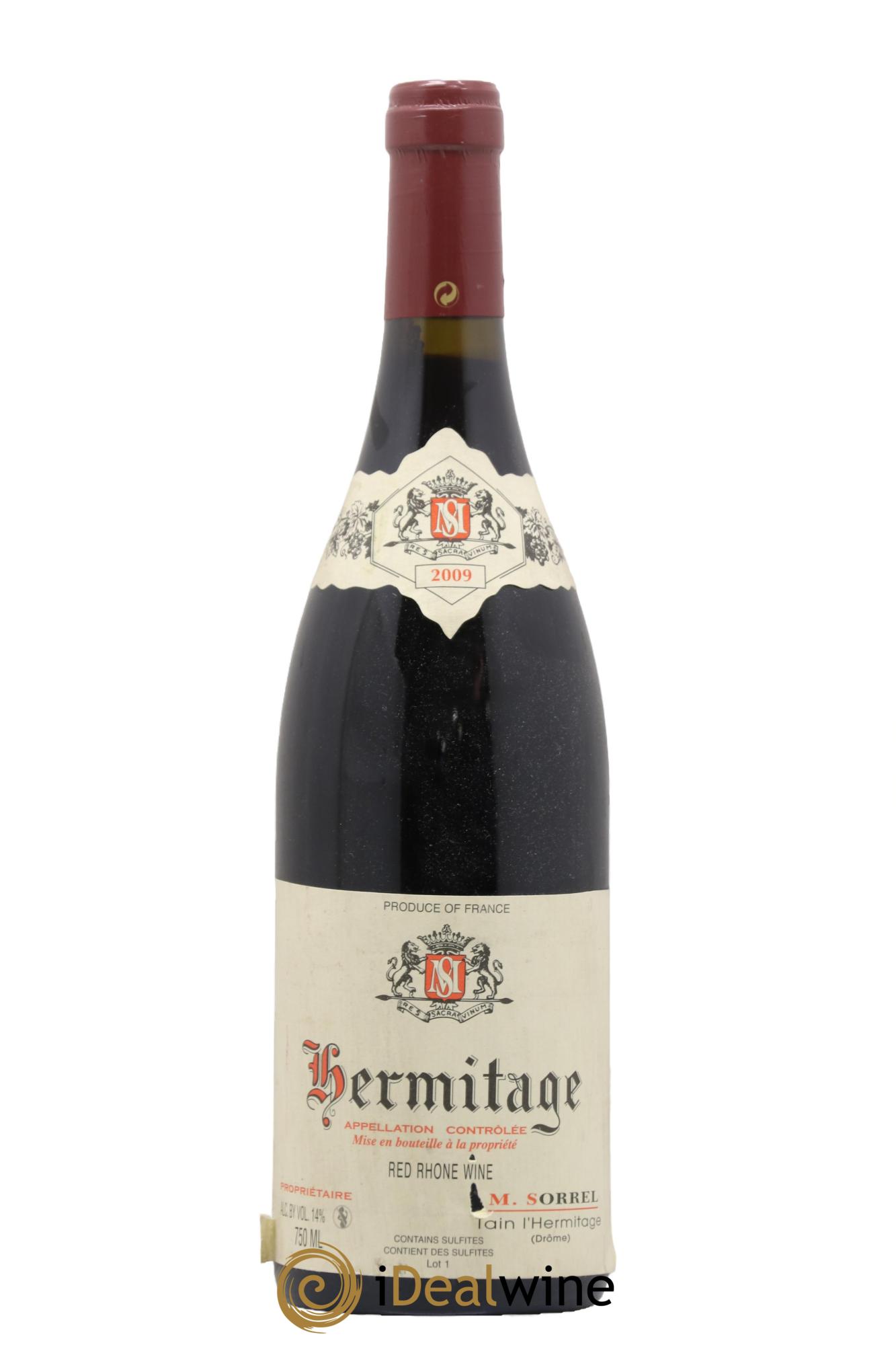 Hermitage Marc Sorrel 2009 - Lot de 1 bouteille - 0