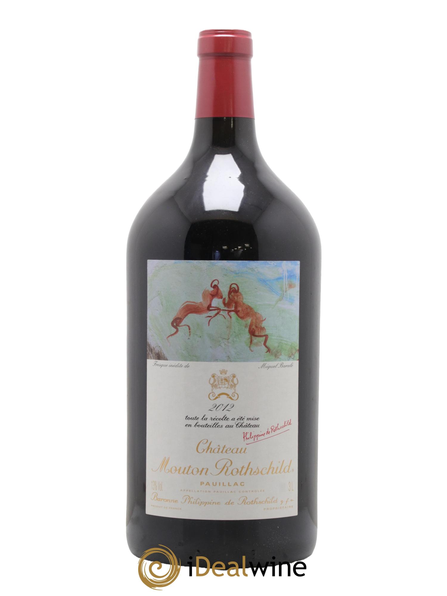 Château Mouton Rothschild 1er Grand Cru Classé 2012 - Posten von 1 Doppel-Magnum - 0