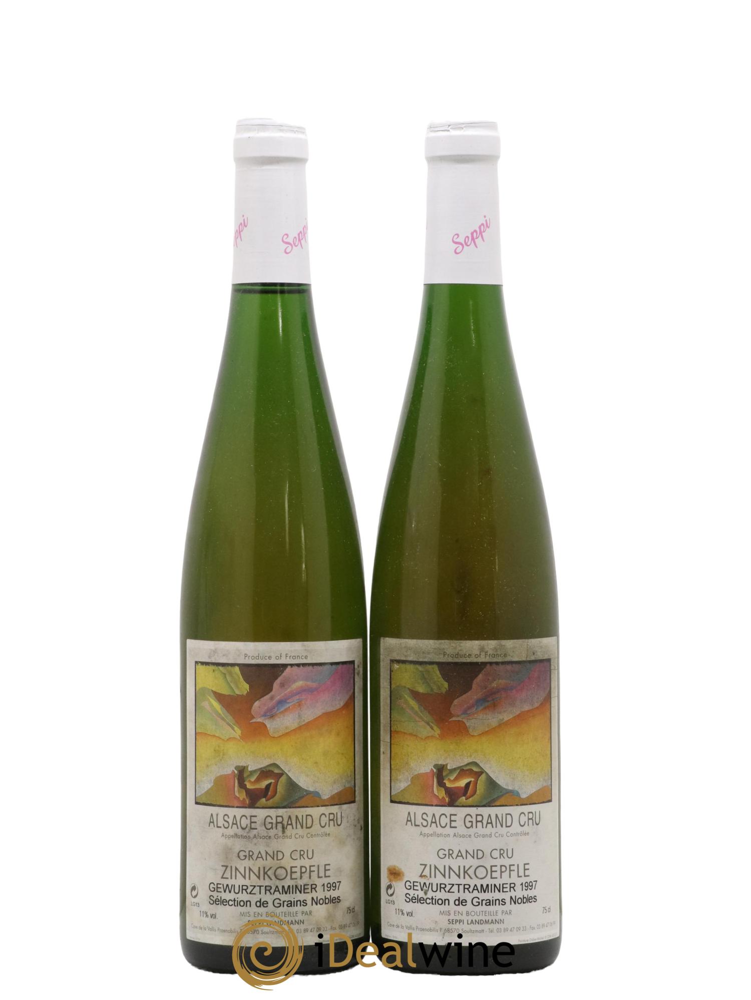 Gewurztraminer Sélection de Grains Nobles Zinnkoepfle Seppi Landmann 1997 - Lotto di 2 bottiglie - 0