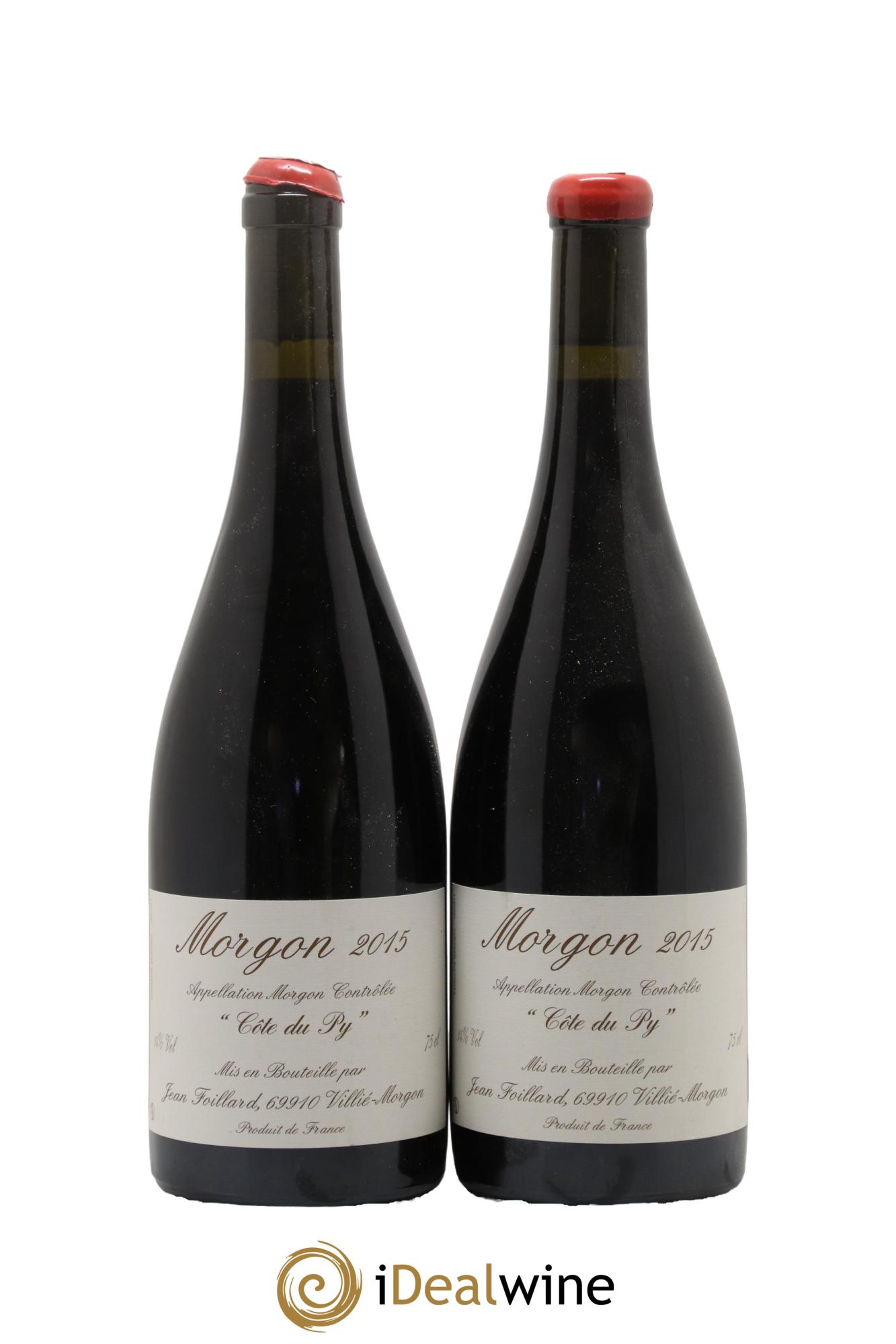 Morgon Côte du Py Jean Foillard 2015 - Lot de 2 bouteilles - 0