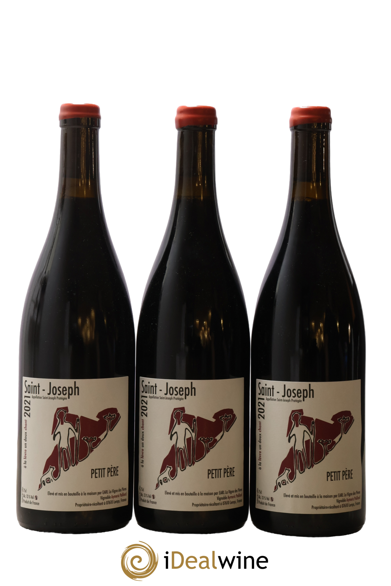 Saint-Joseph Petit Pere La Vigne Des Peres 2021 - Lot de 3 bouteilles - 0