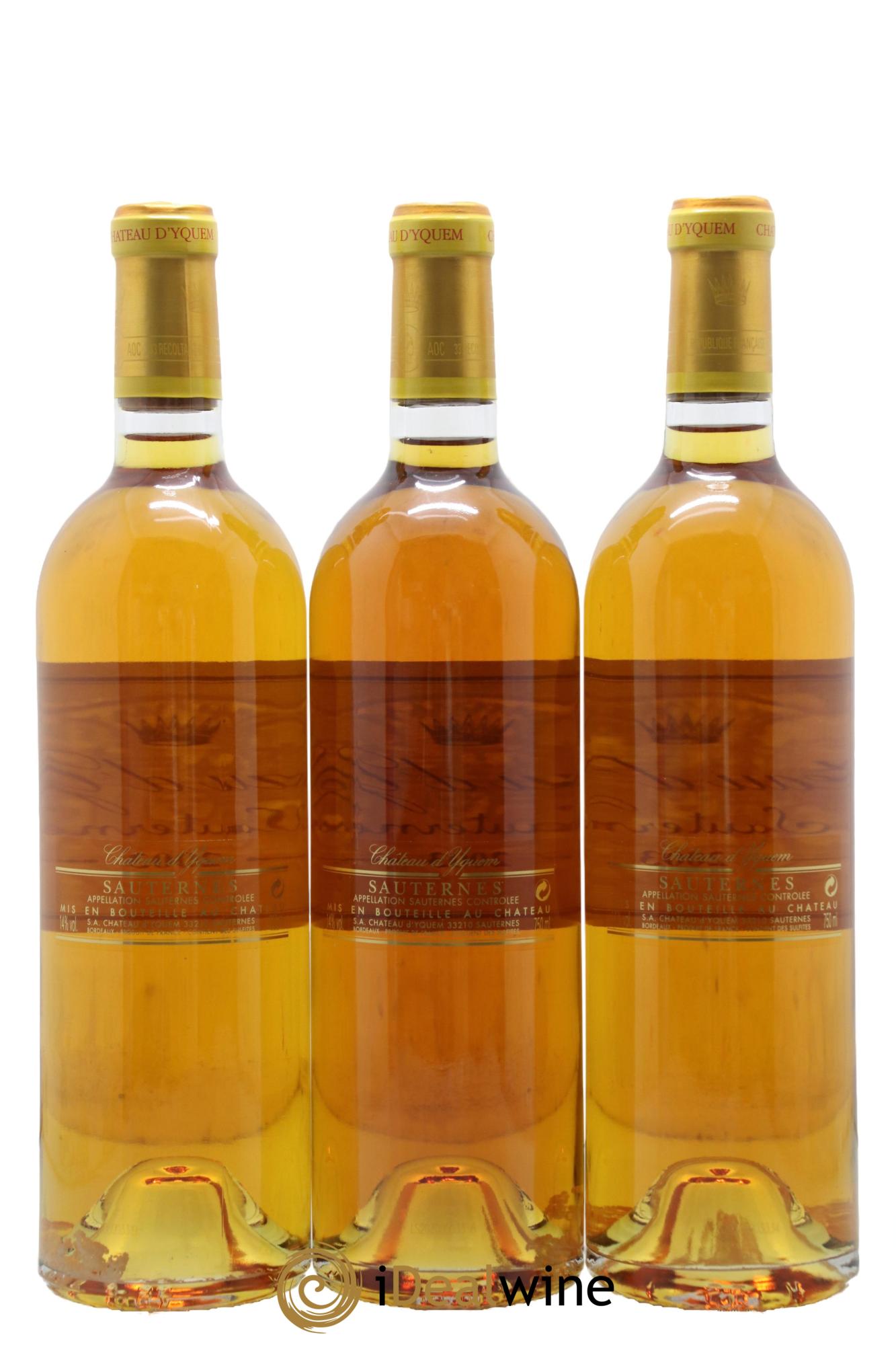 Château d' Yquem 1er Cru Classé Supérieur 2003 - Posten von 6 Flaschen - 4