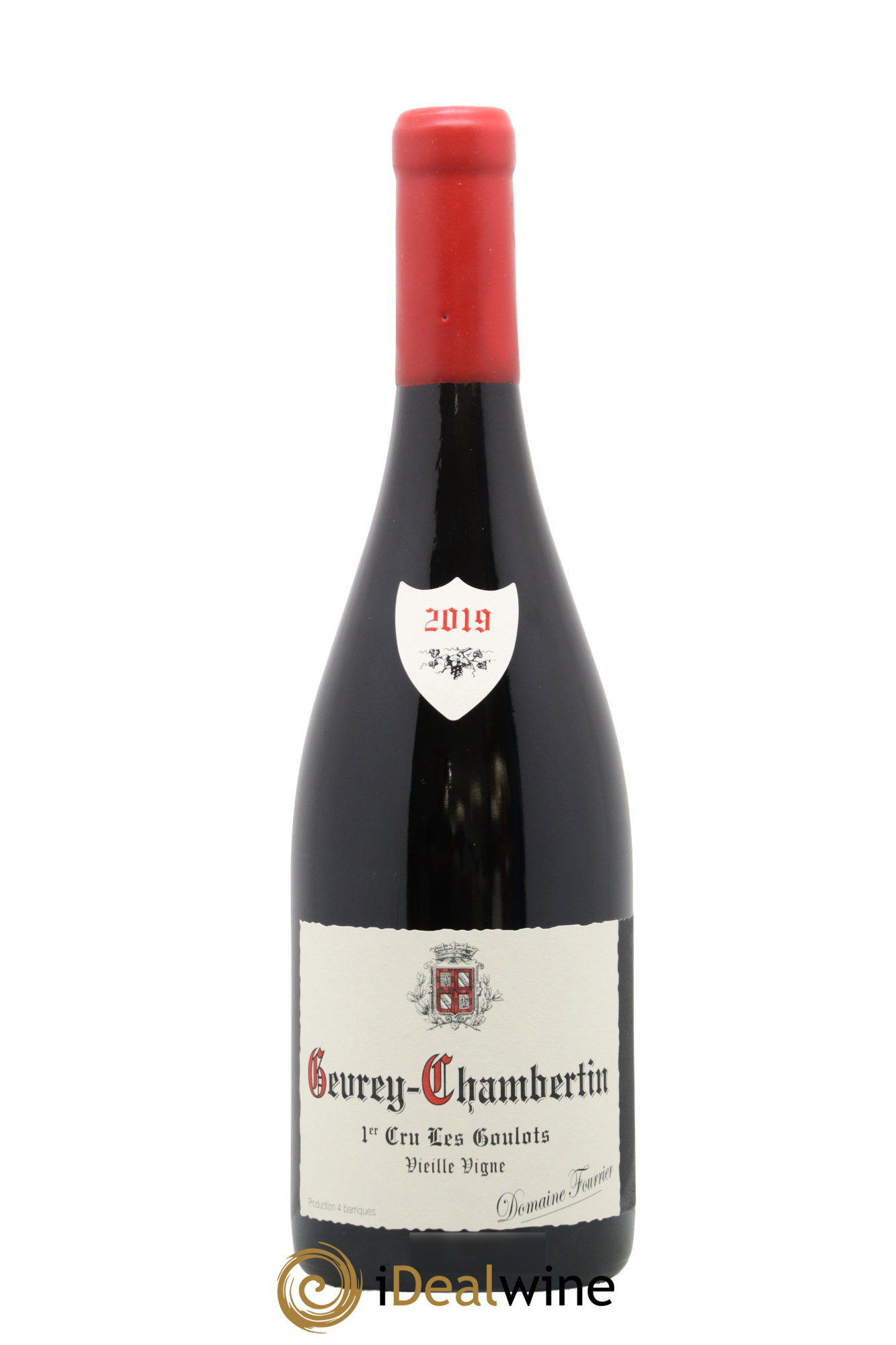 Gevrey-Chambertin 1er Cru Les Goulots Vieilles Vignes Fourrier (Domaine) 2019 - Lot of 1 bottle - 0