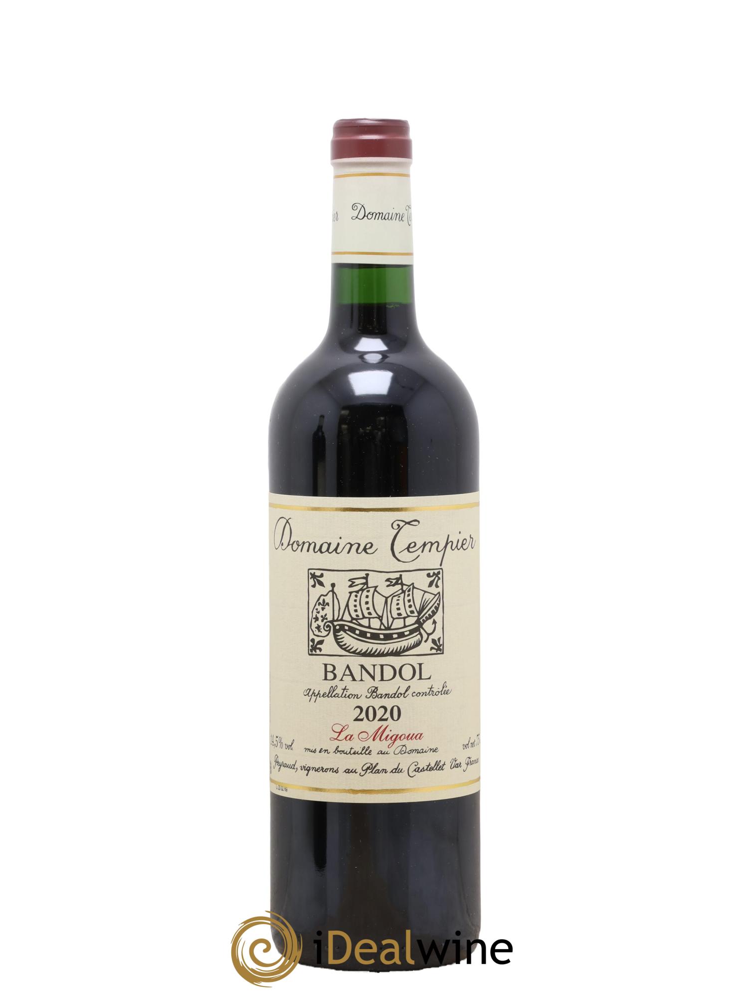 Bandol Domaine Tempier Cuvée La Migoua Famille Peyraud 2020 - Lot de 1 bouteille - 0