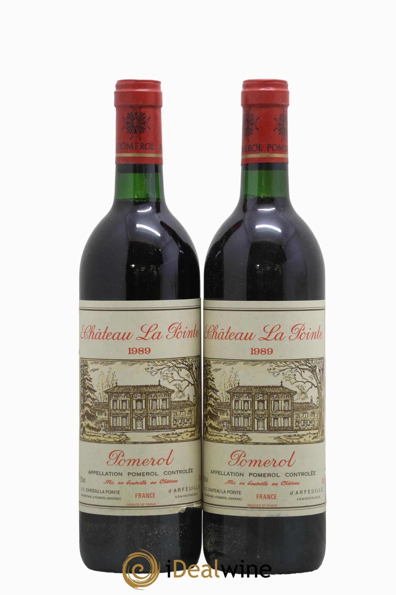 Château la Pointe 1989 - Posten von 2 Flaschen - 0