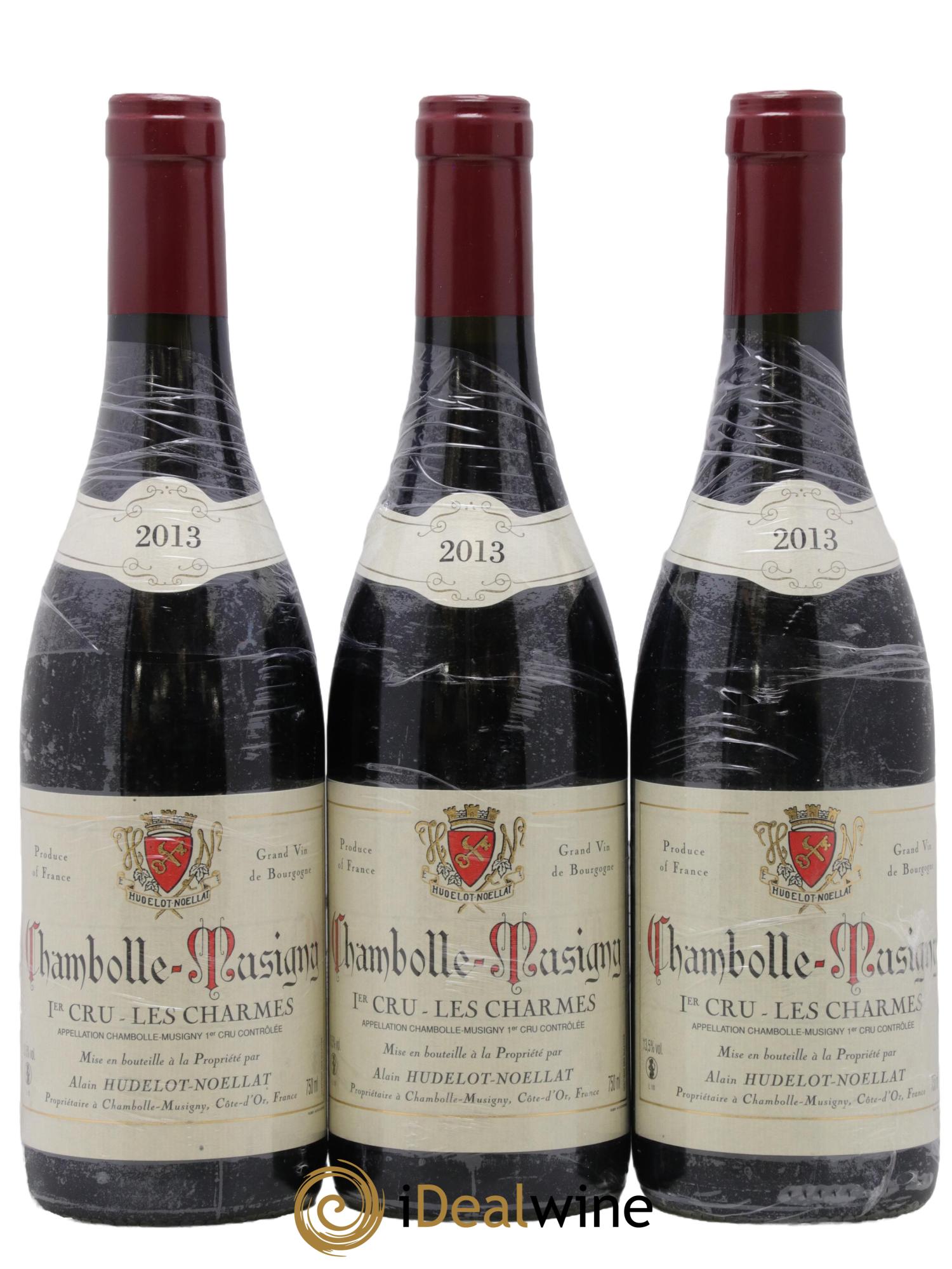 Chambolle-Musigny 1er Cru Les Charmes Hudelot-Noëllat 2013 - Lot de 3 bouteilles - 0