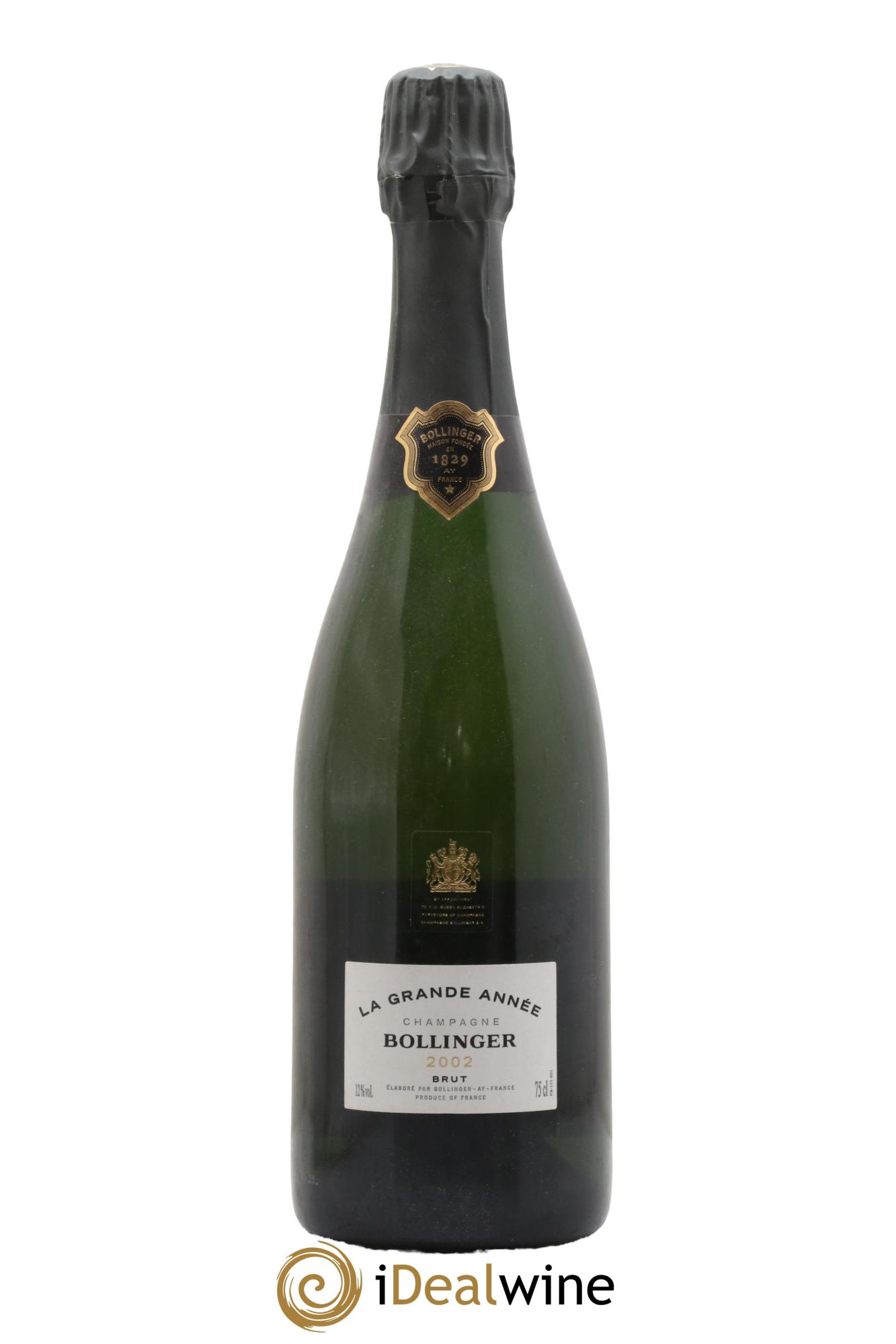 Grande Année Brut Bollinger 2002 - Lot de 1 bouteille - 1