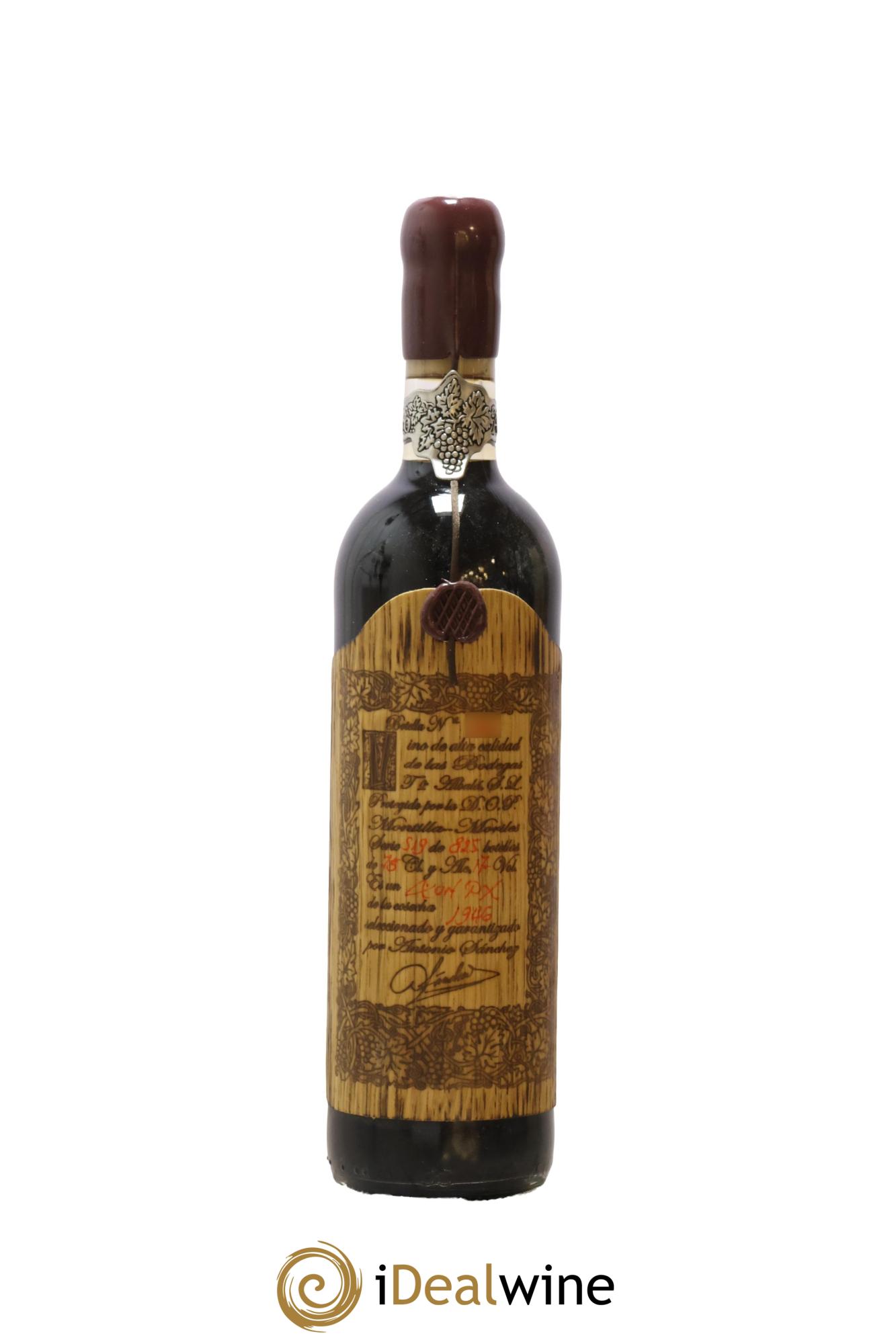 Montilla Moriles Don PX Convento Seleccion Toro Albala  1946 - Lot de 1 bouteille - 1