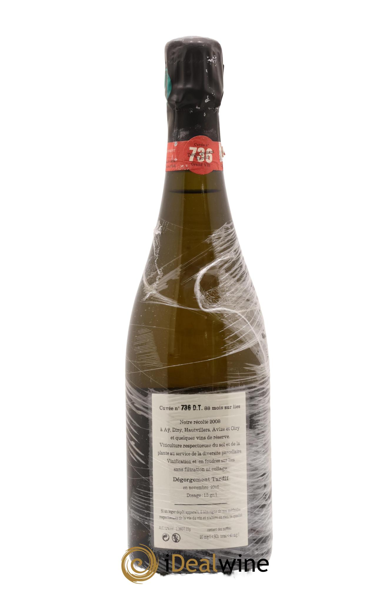 Cuvée 736 Dégorgement Tardif Extra-Brut Jacquesson - Lot de 1 bouteille - 1