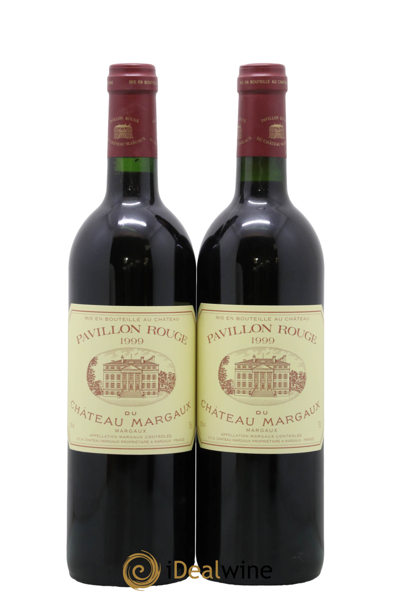 Pavillon Rouge du Château Margaux Second Vin 1999 - Lot de 2 bouteilles - 0