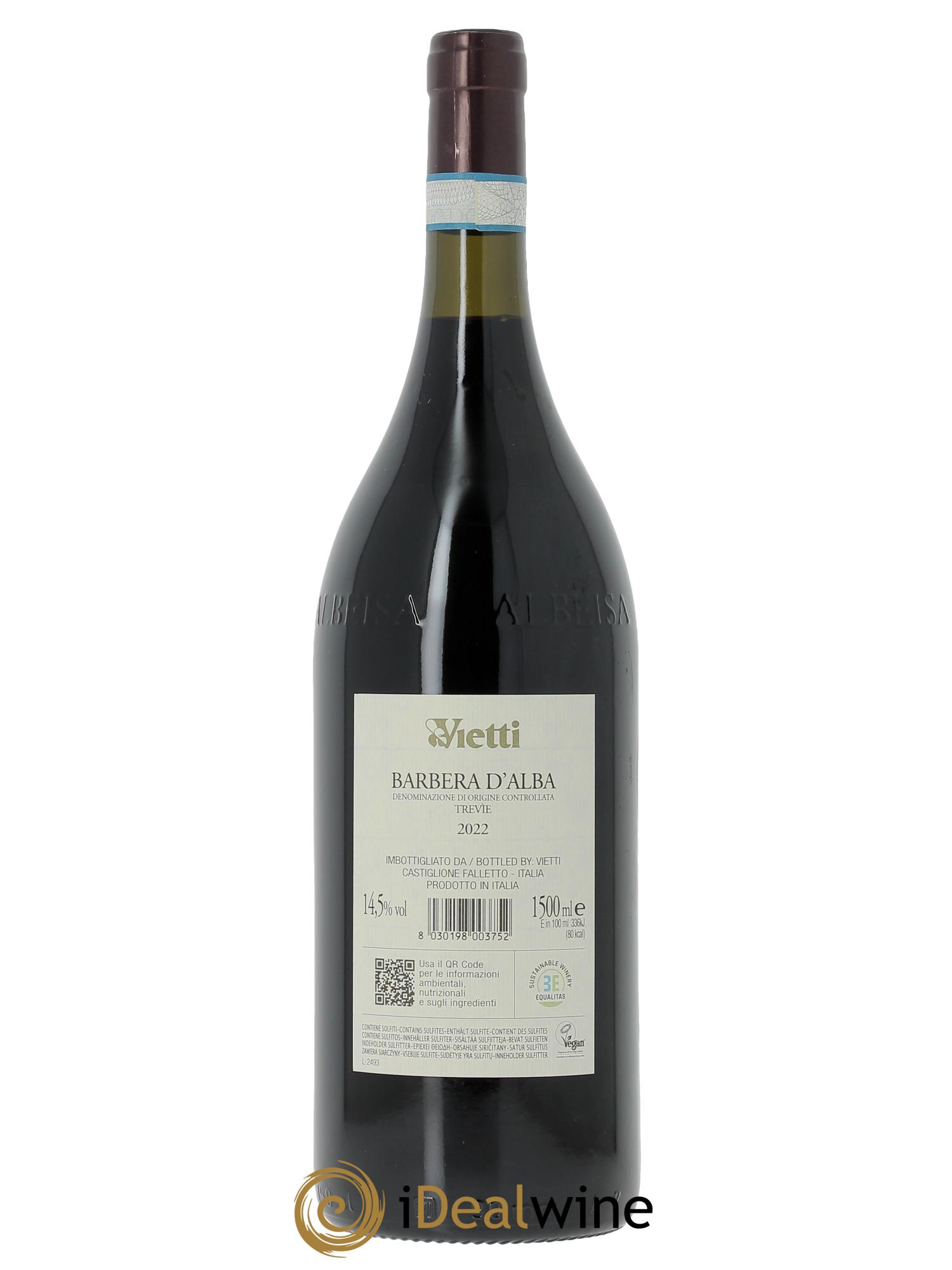 Barbera d'Alba DOC Tre Vigne Vietti  2022 - Lotto di 1 magnum - 1