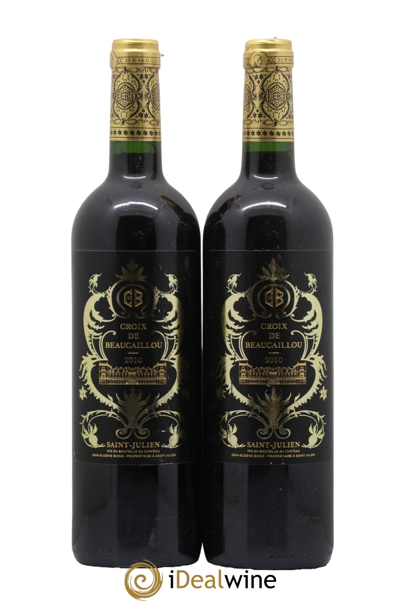 La Croix de Beaucaillou Second Vin 2010 - Lot of 2 bottles - 0