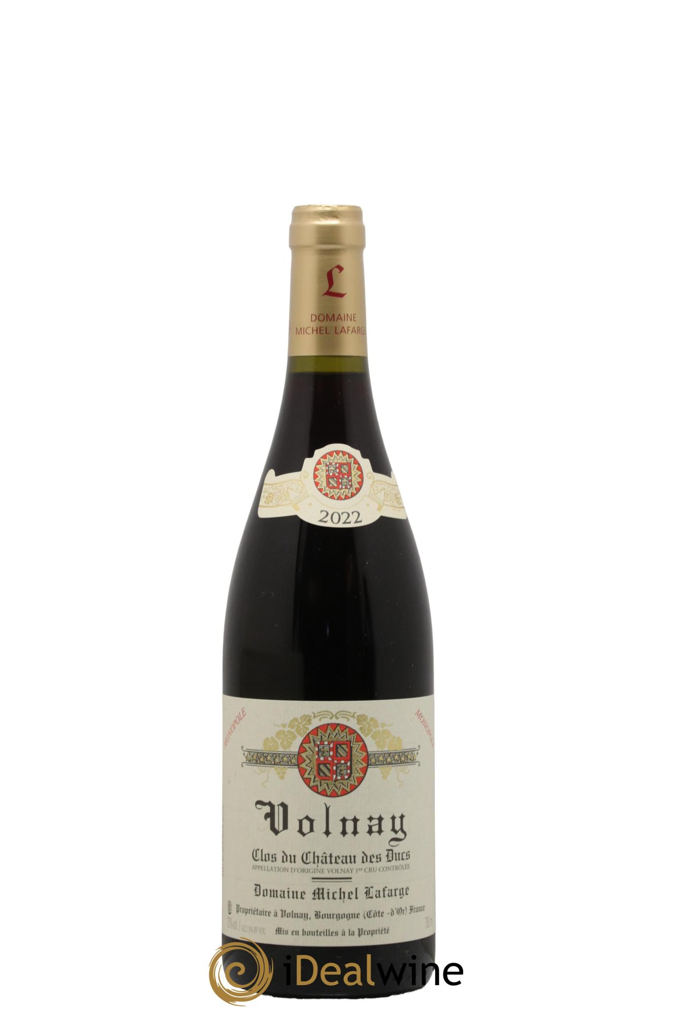 Volnay 1er Cru Clos du Château des Ducs Lafarge (Domaine) 2022 - Lot de 1 bouteille - 0