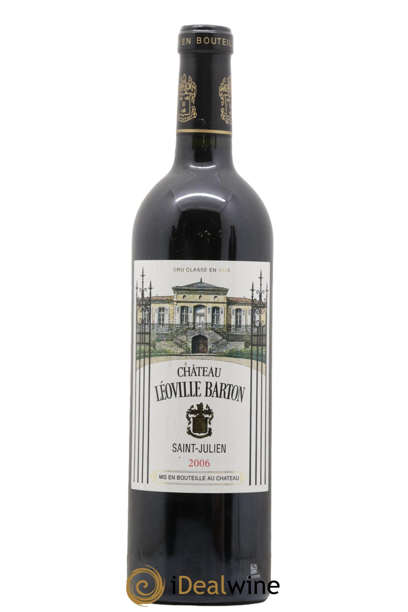 Château Léoville Barton 2ème Grand Cru Classé 2006 - Lot de 1 bouteille - 0