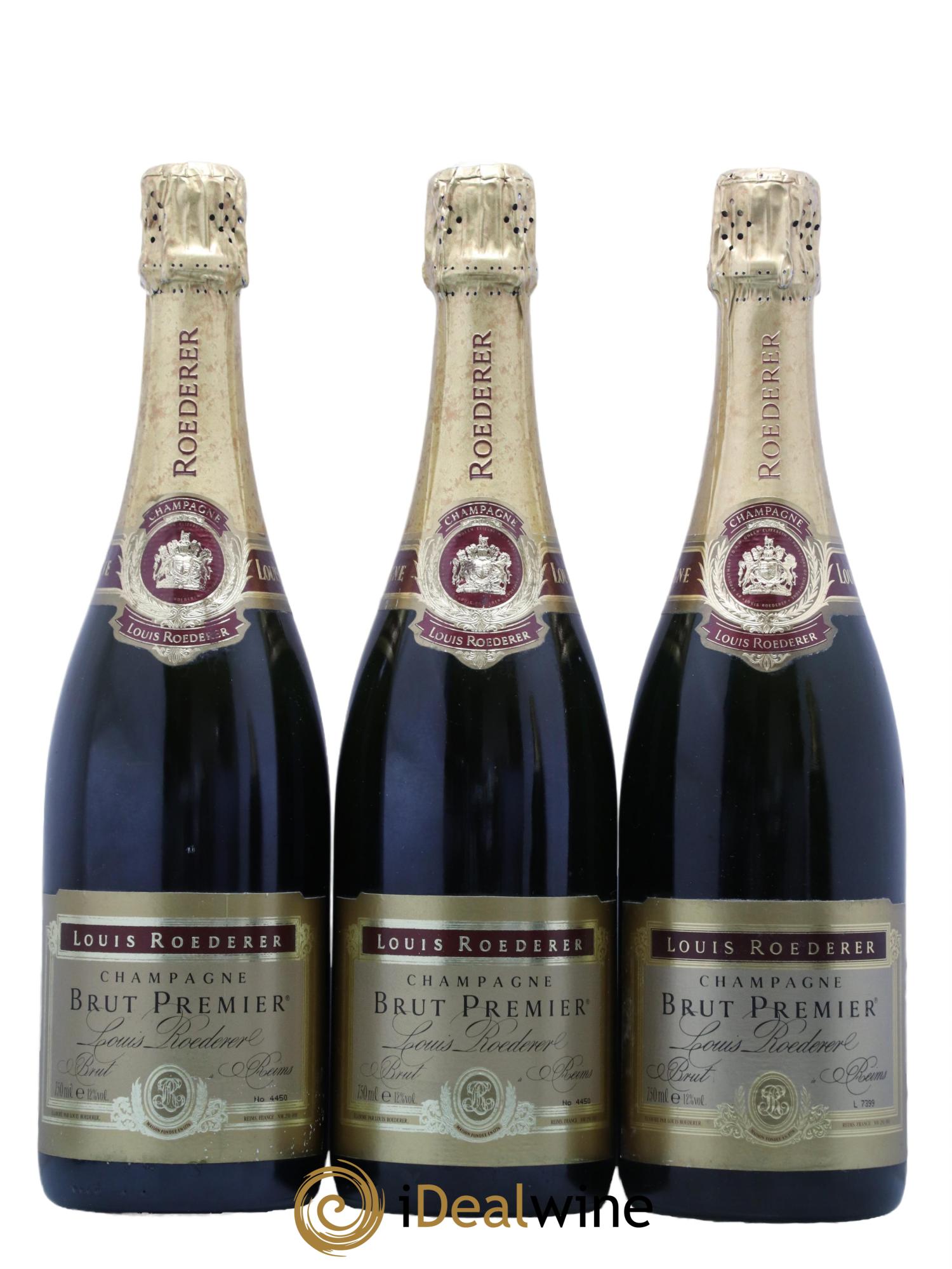 Premier Brut Louis Roederer - Lot de 3 bouteilles - 0