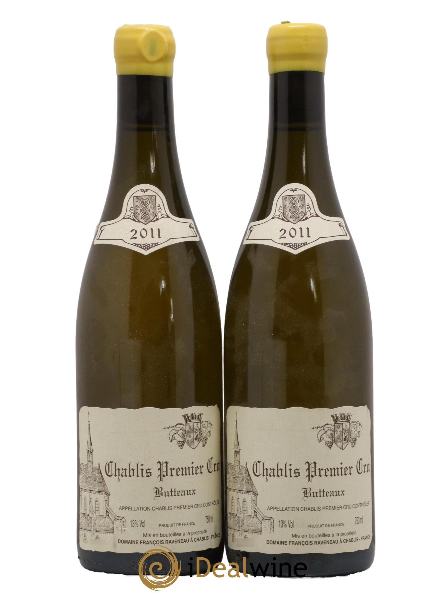 Chablis 1er Cru Butteaux Raveneau (Domaine) 2011 - Lot de 2 bouteilles - 0