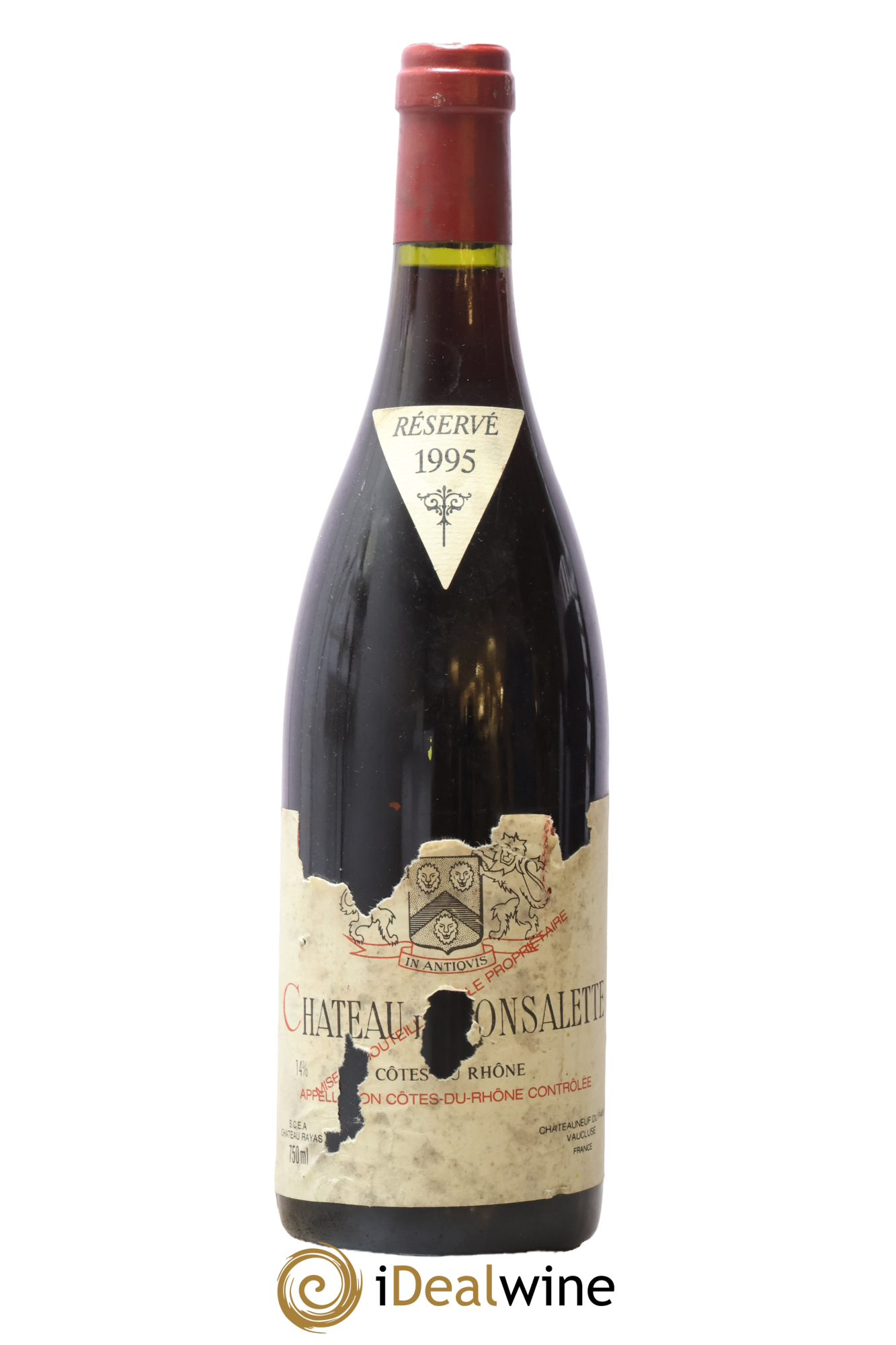 Côtes-du-Rhône Château de Fonsalette Emmanuel Reynaud 1995 - Lot de 1 bouteille - 0