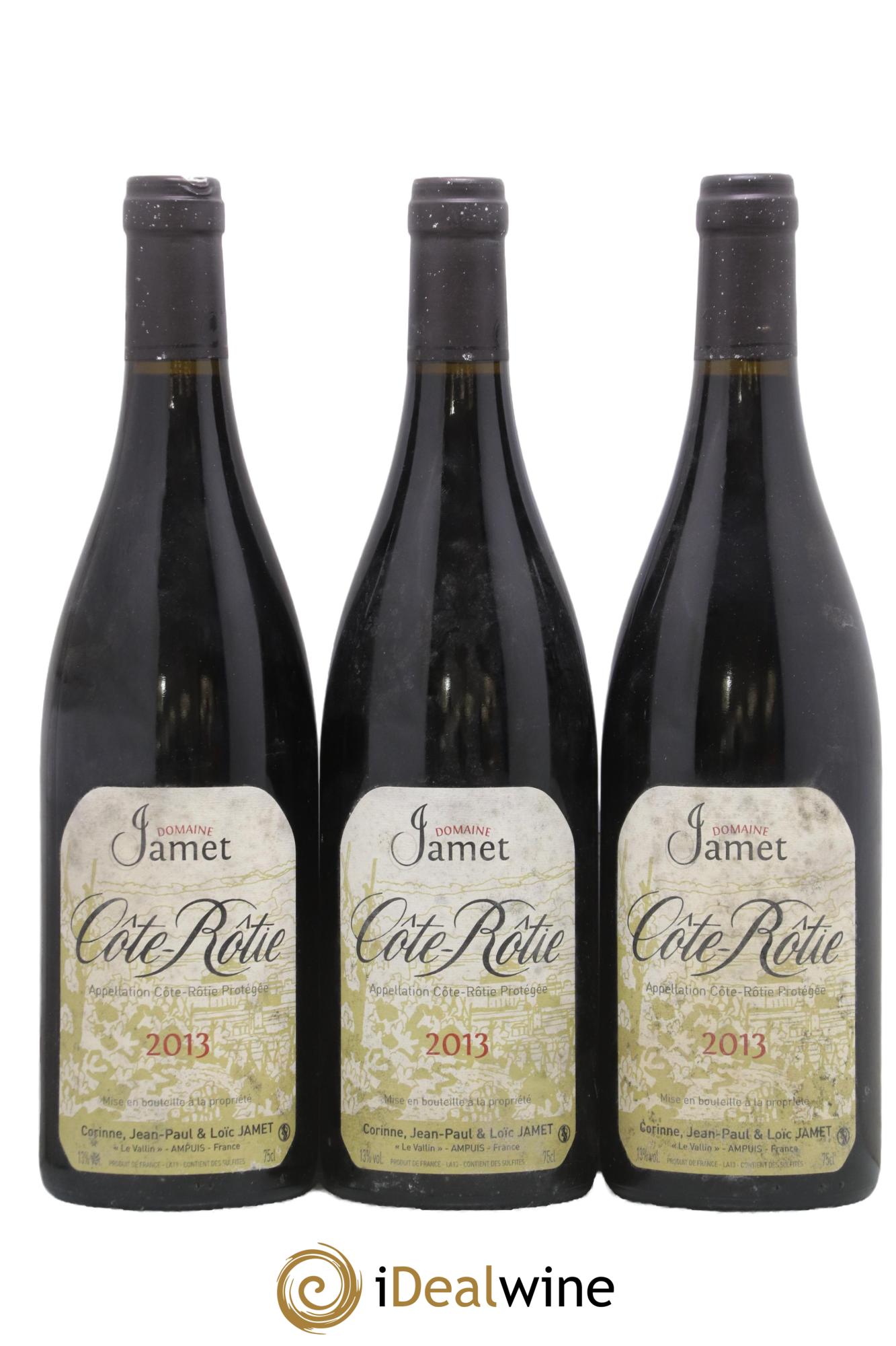 Côte-Rôtie Jamet (Domaine) 2013 - Lotto di 3 bottiglie - 0