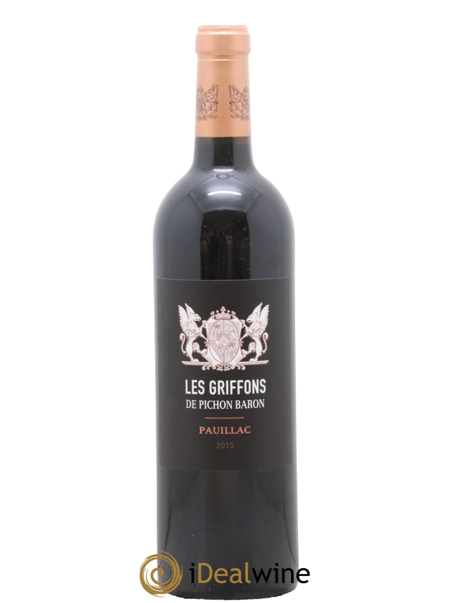 Les Griffons de Pichon Baron 2015 - Lot de 1 bouteille - 0