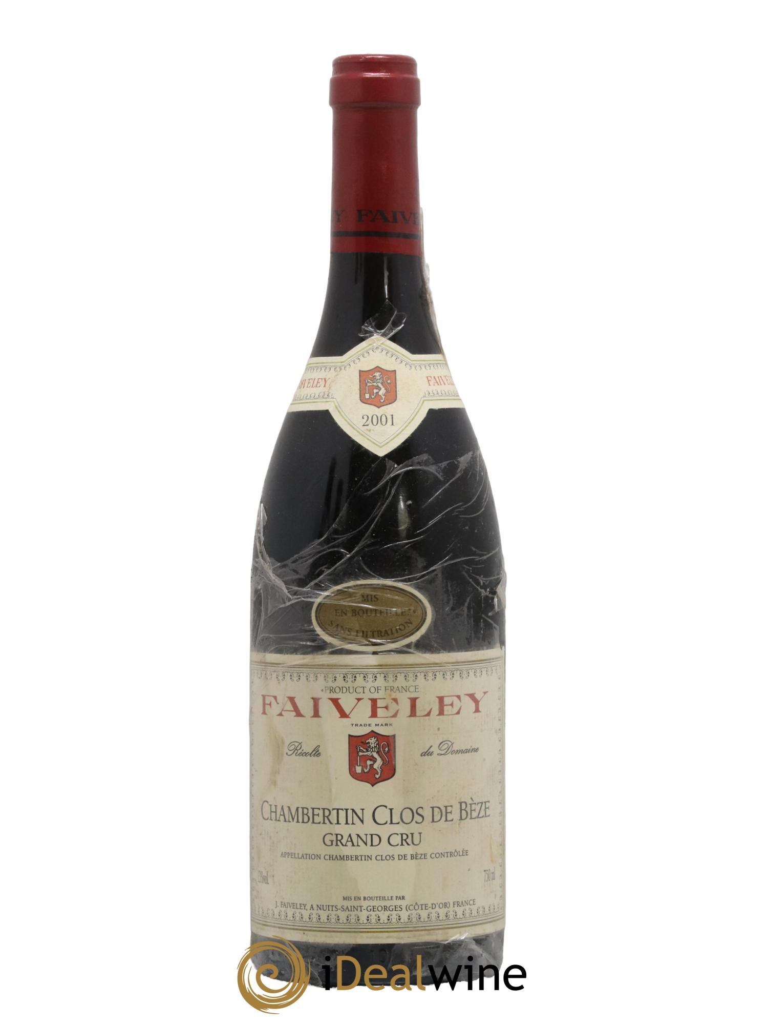 Chambertin Clos de Bèze Grand Cru Faiveley 2001 - Lotto di 1 bottiglia - 0