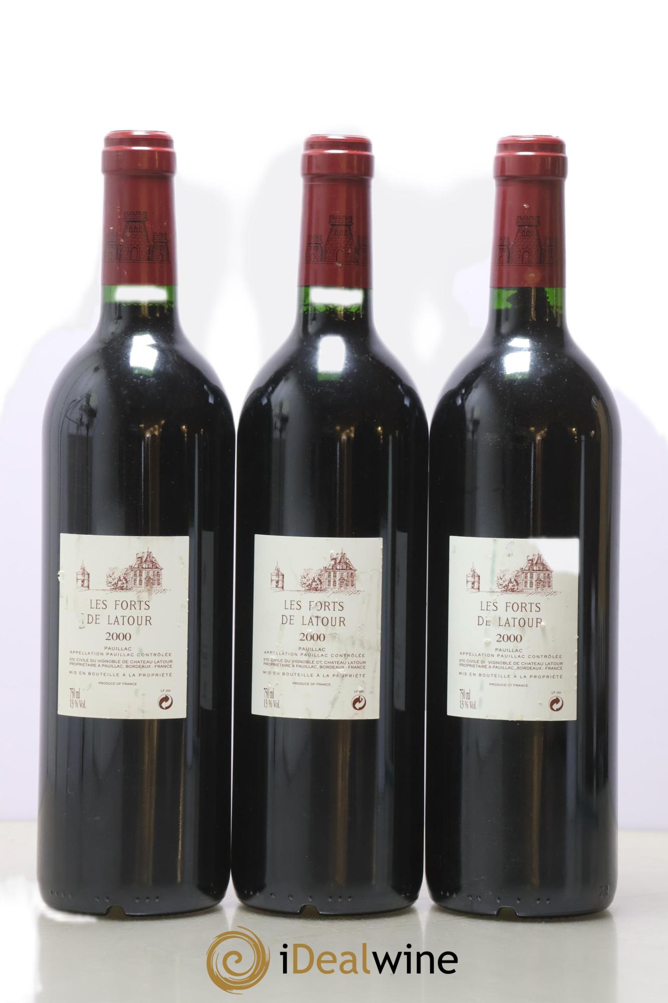 Les Forts de Latour Second Vin 2000 - Lotto di 3 bottiglie - 1