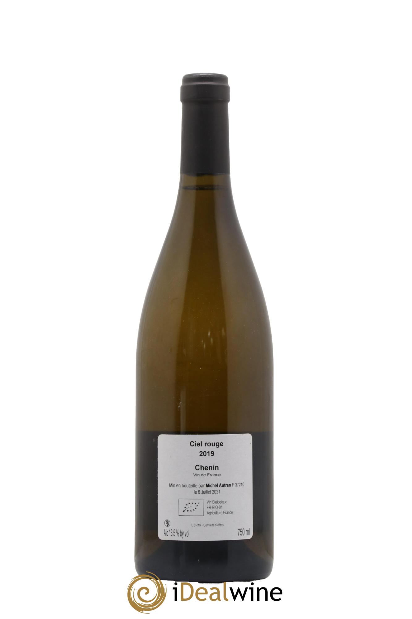 Vin de France Ciel Rouge Michel Autran 2019 - Lot de 1 bouteille - 1
