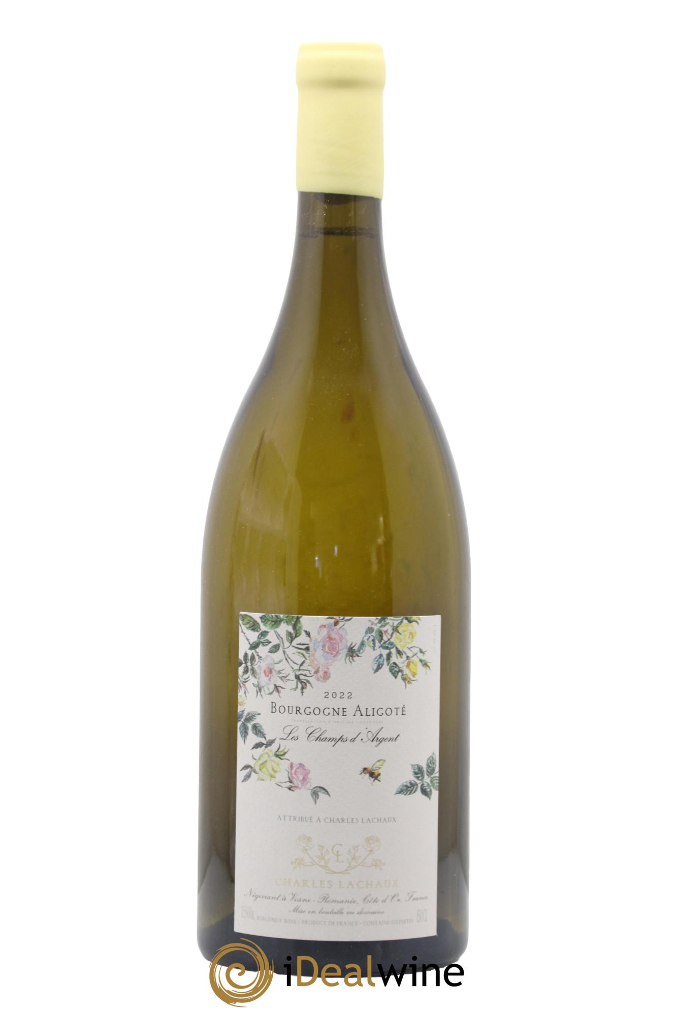 Bourgogne Aligoté Les Champs d'Argent Charles Lachaux  2022 - Lot de 1 magnum - 1