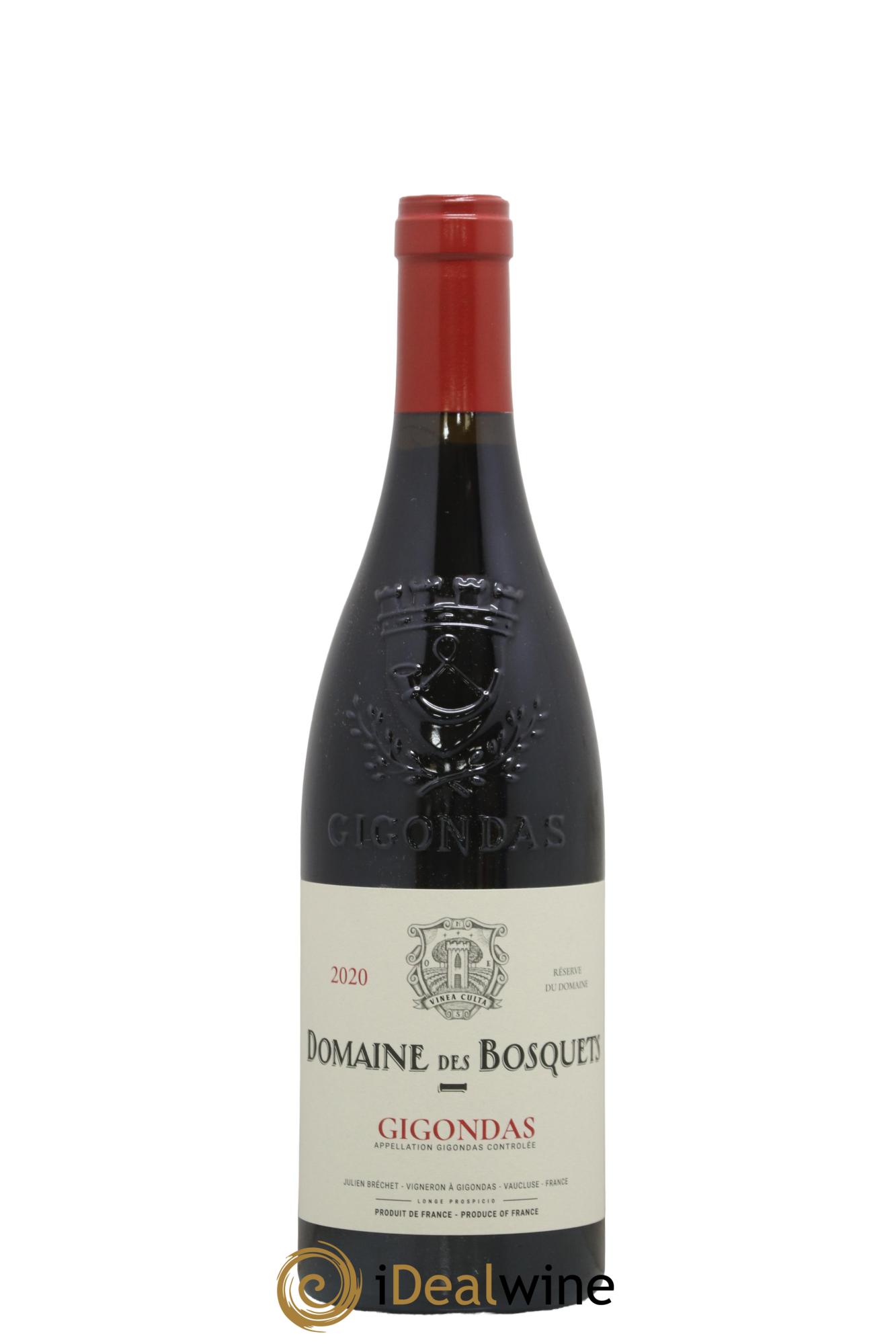 Gigondas Réserve Domaine des Bosquets 2020 - Lot de 1 bouteille - 0